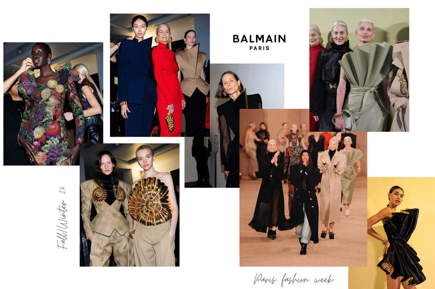 Balmain AW 24/25: tra le Radici Bordolesi e l'Avanguardia Contemporanea.