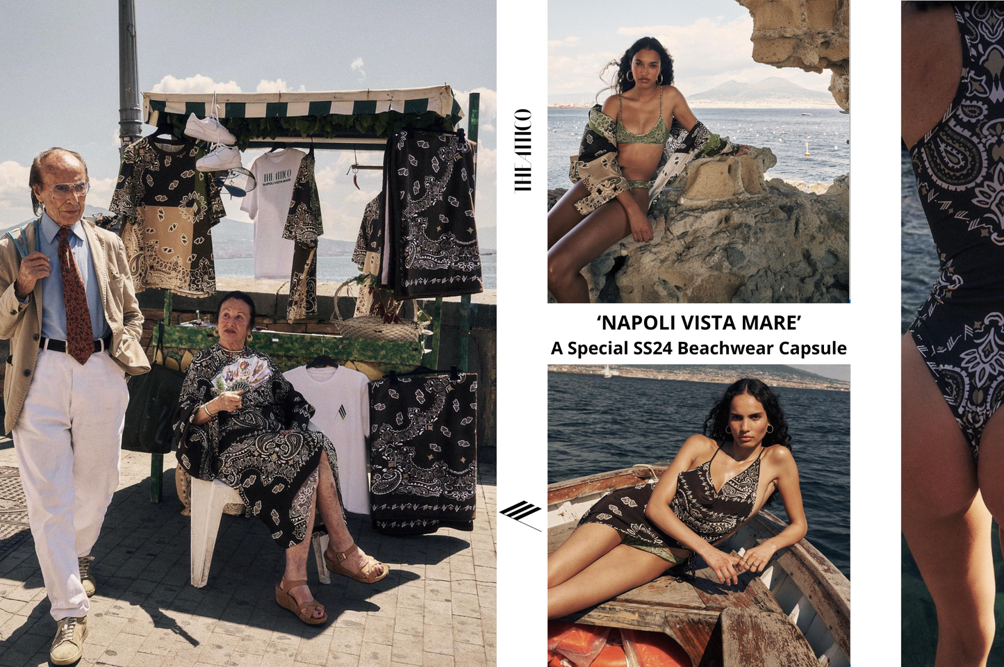 The Attico Presenta la Collezione "Napoli Vista Mare" SS24 Beachwear Capsule