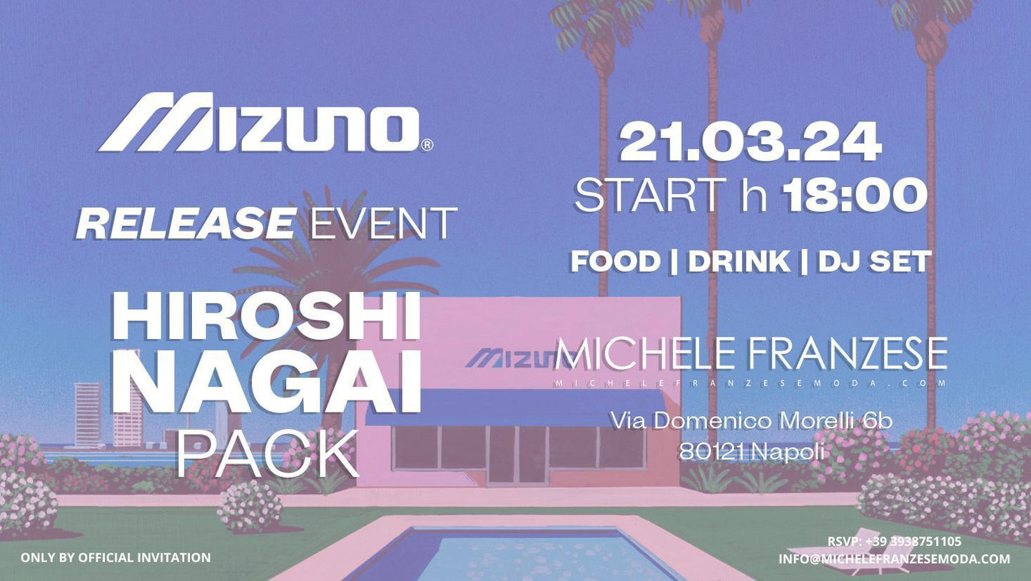 Incontro tra Arte e Performance: L'esclusivo Evento di Michele Franzese Moda in Collaborazione con Mizuno e Hiroshi Nagai.