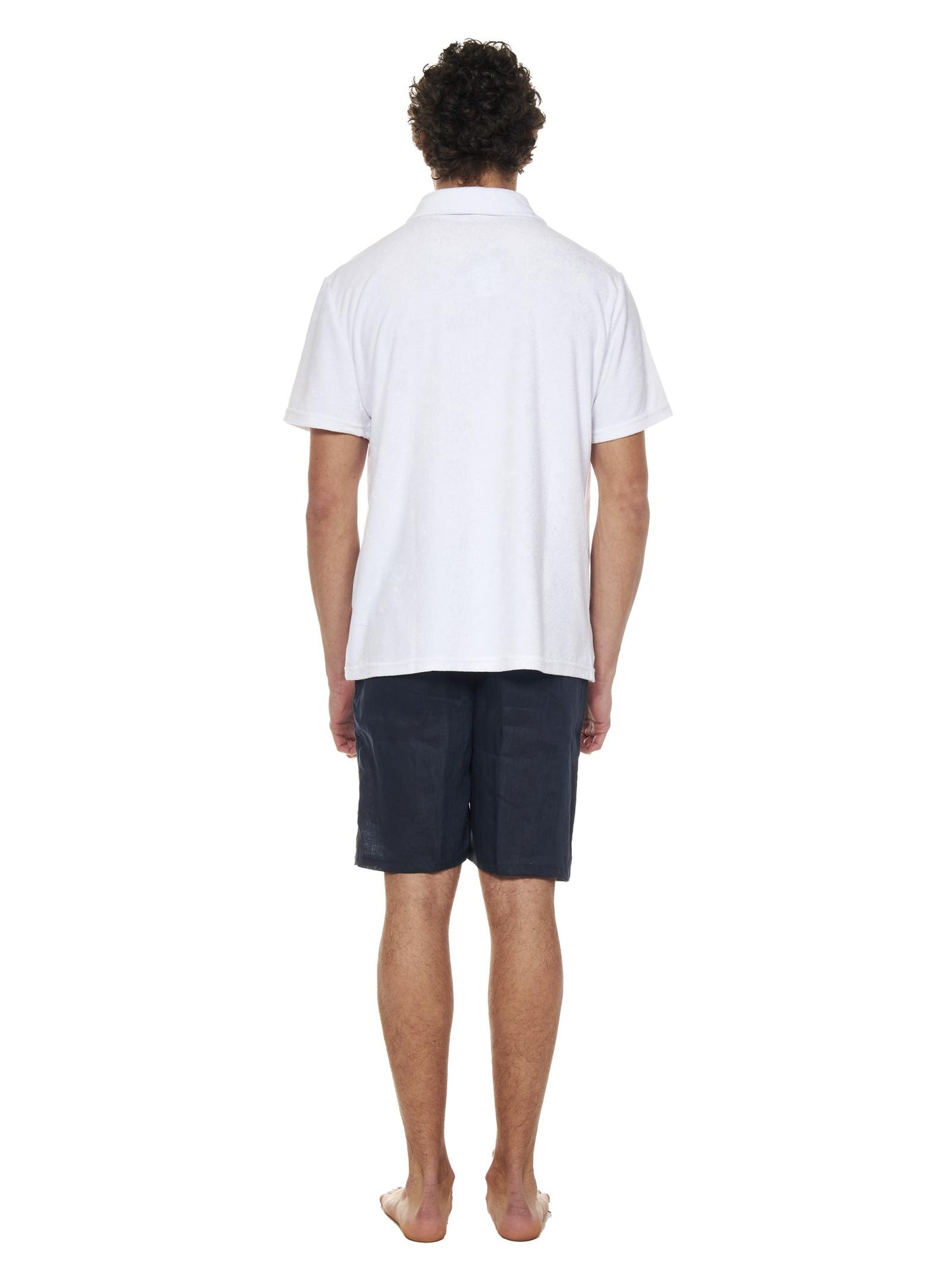 Polo Brad Pitt Franzese Napoli FRAPL14 BIANCO Franzese Collection Pronta Sartoria
