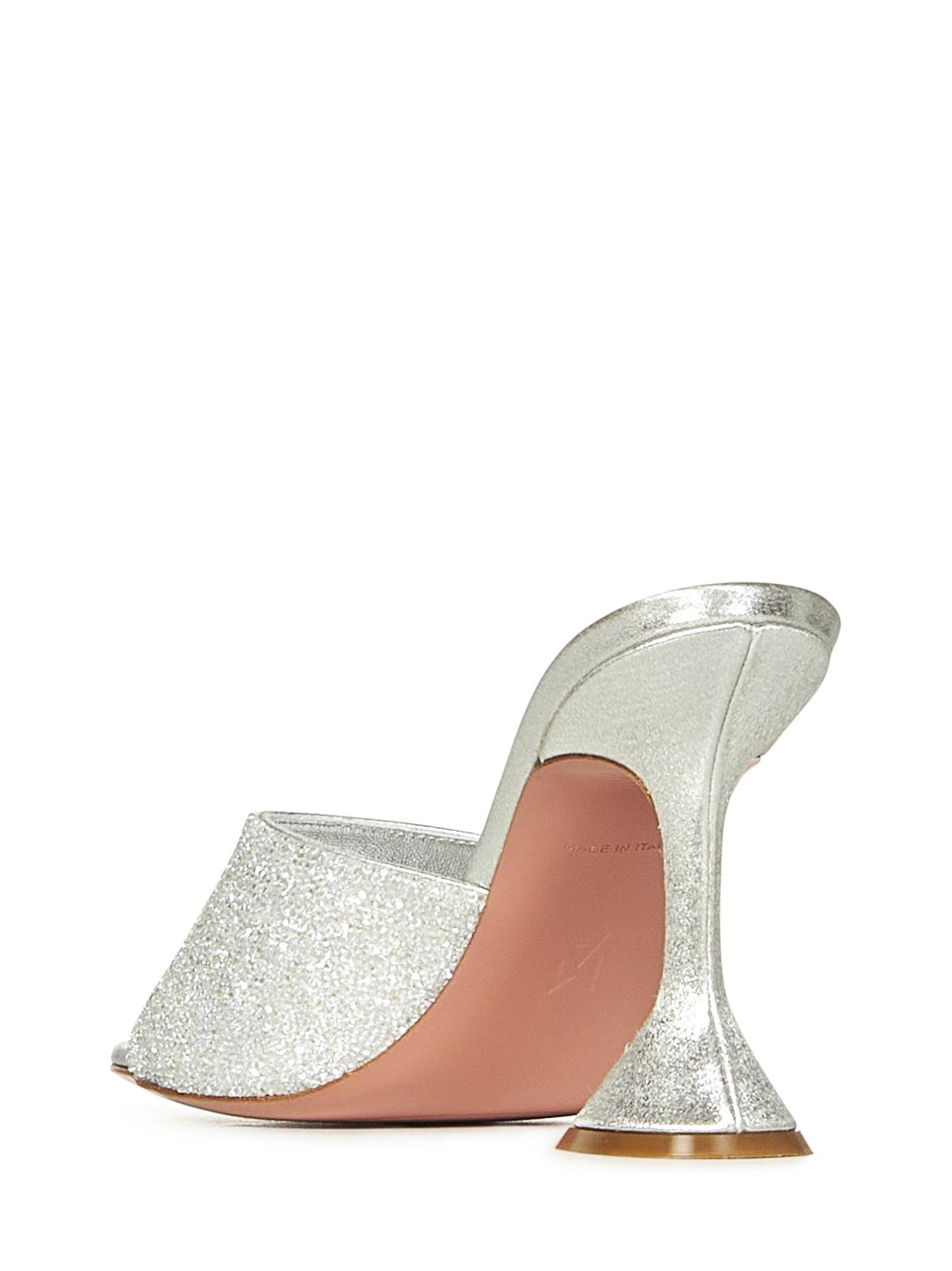 Sandali Lupita Crystal 95 Amina Muaddi LUPITACRYSTAL95 SILVER Amina Muaddi
