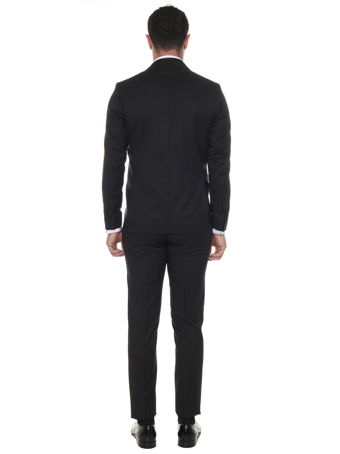 Abito Modello James Bond 007 Franzese Napoli FRACRISTAL NERO Franzese Collection Pronta Sartoria