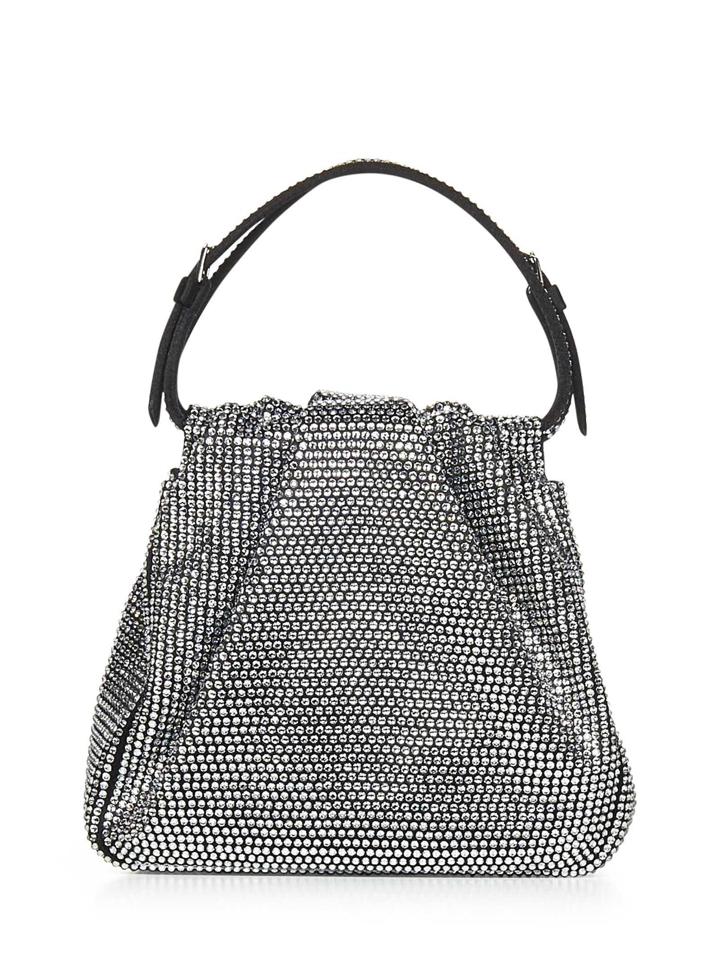 Borsa a mano Vittoria Full Crystal Amina Muaddi VITTORIAFULLCRYSTAL BLACK Amina Muaddi