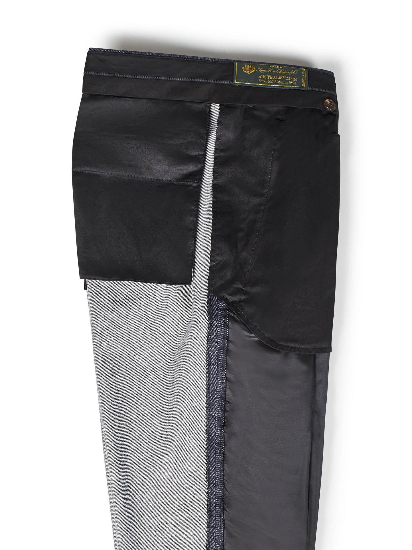 Pantaloni modello Stefano De Martino Franzese Napoli FMP445 BLUSCURO Franzese Collection Pronta Sartoria