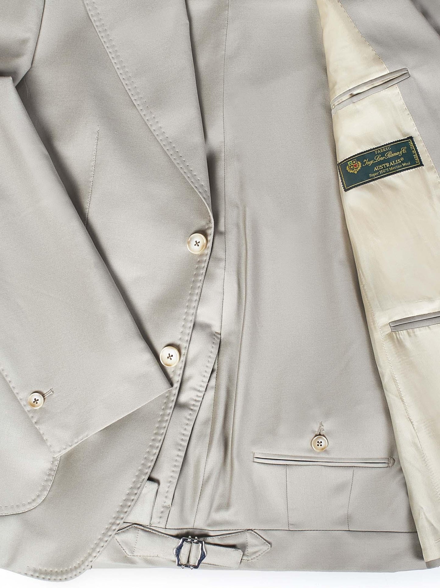 Abito modello Stefano De Martino Franzese Napoli FM1258 BEIGE Franzese Collection Pronta Sartoria