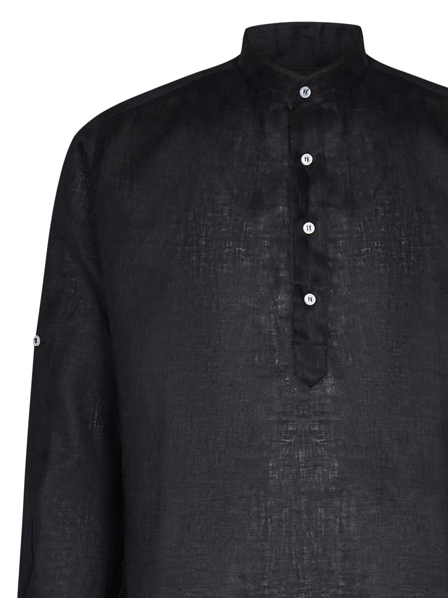 Polo Brad Pitt Franzese Napoli FRAPL03 NERO Franzese Collection Pronta Sartoria