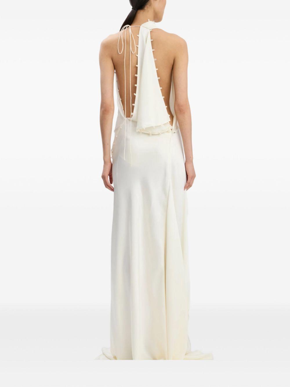 Abito Lungo Victoria Beckham 1425WDR006796A IVORY Victoria Beckham