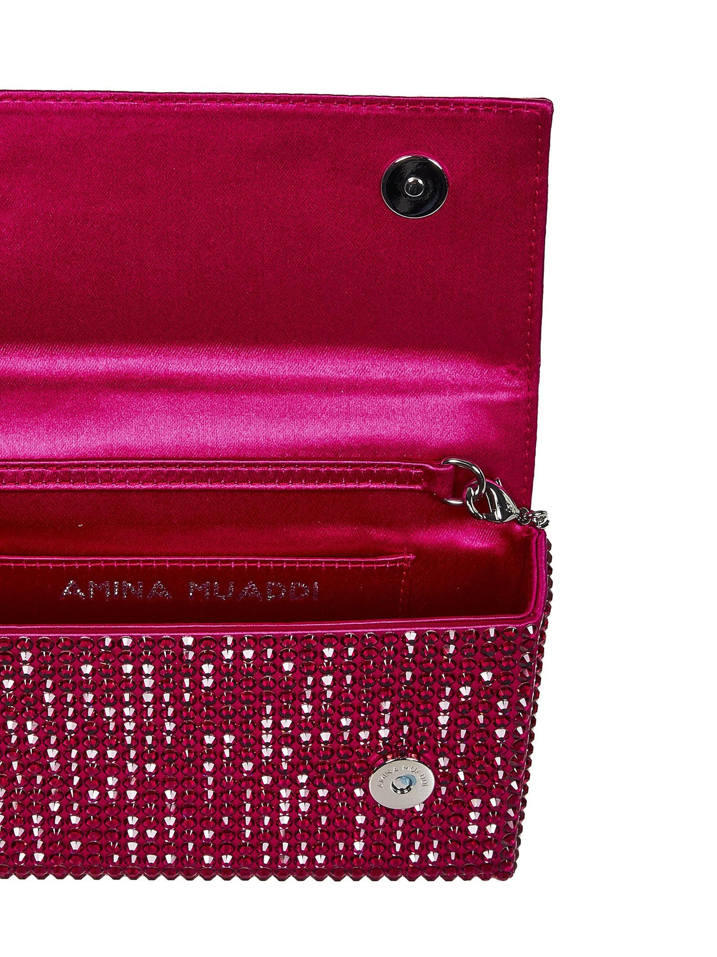 Clutch SUPER AMINI PALOMA Amina Muaddi<BR/> SUPERAMINIPALOMA RUBY Amina Muaddi