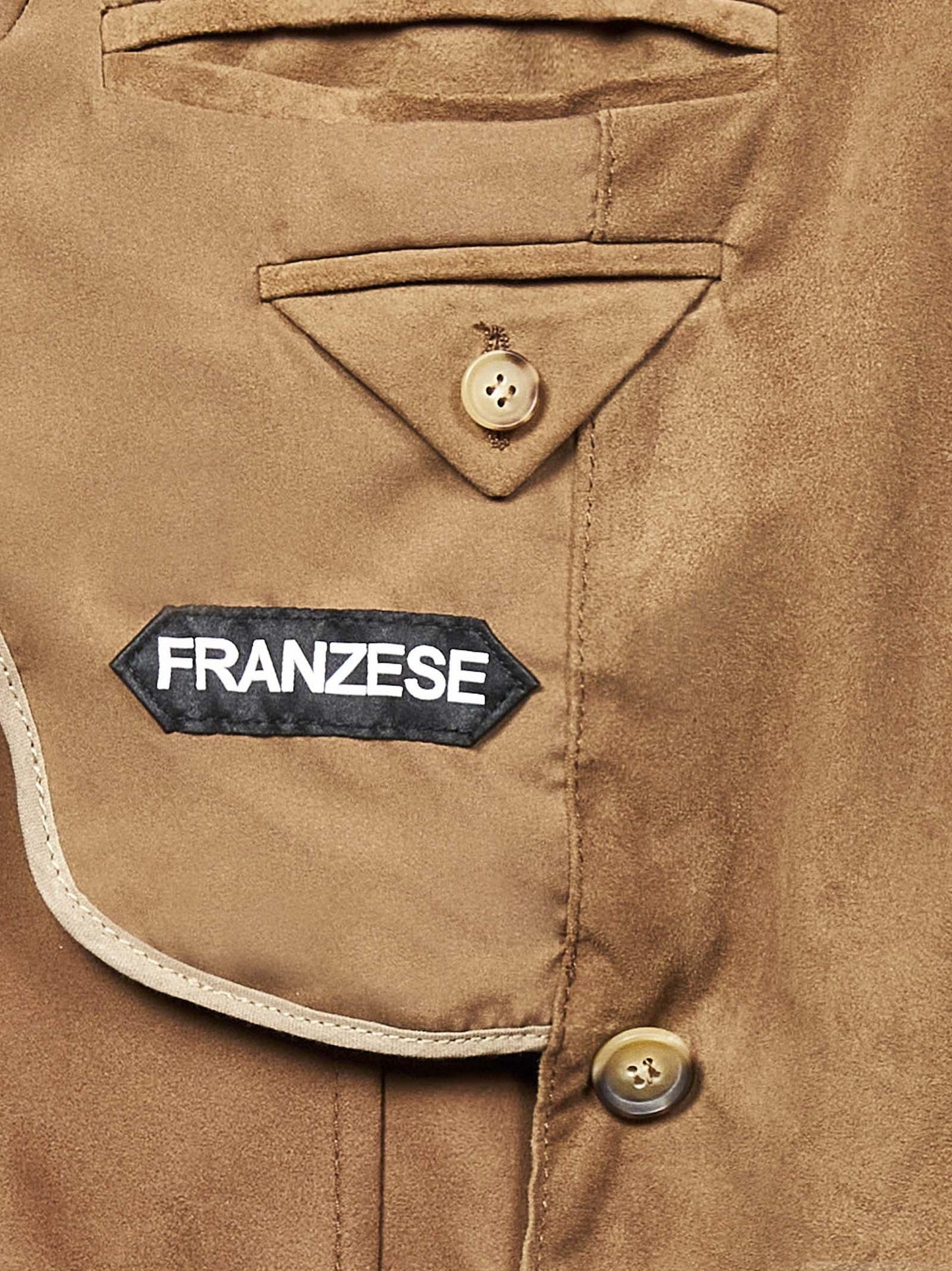 Giacca modello Stefano De Martino Franzese Napoli FR05CMA TAUPE Franzese Collection Pronta Sartoria