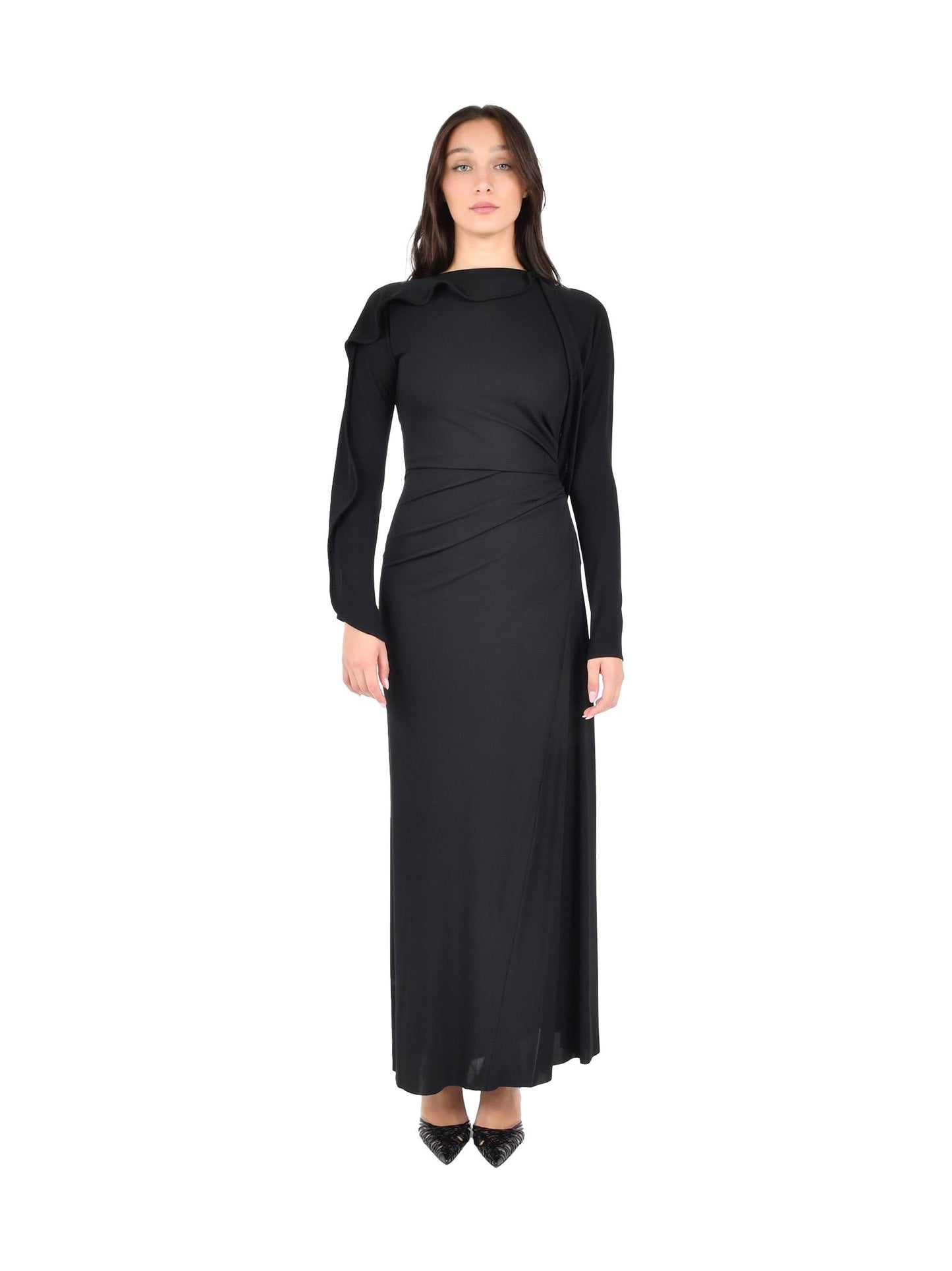 Abito Lungo Victoria Beckham 1425WDR006960A BLACK Victoria Beckham