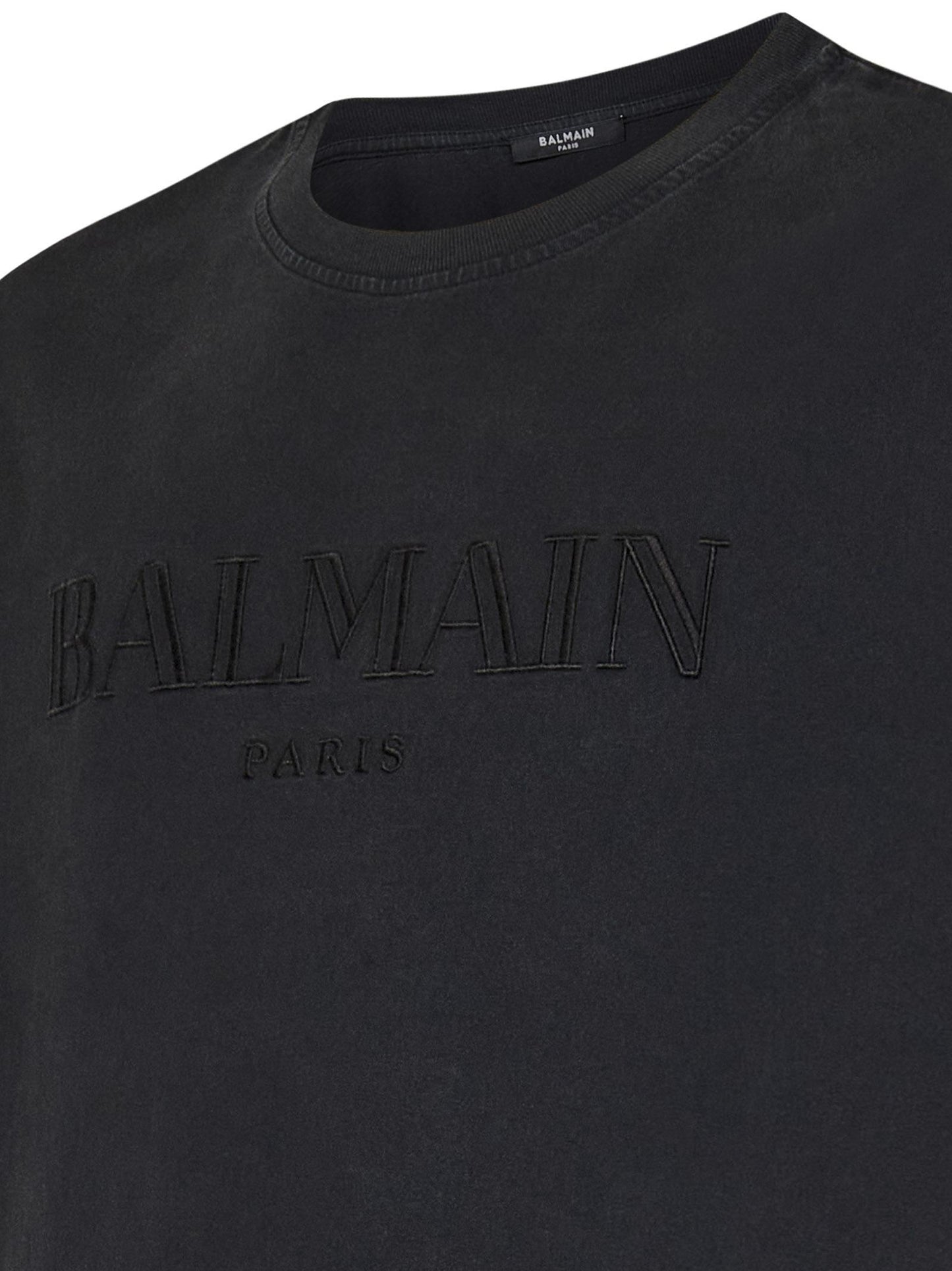 T-shirt Balmain Vintage Balmain Paris DH1EG010BC72 YGD Balmain Paris