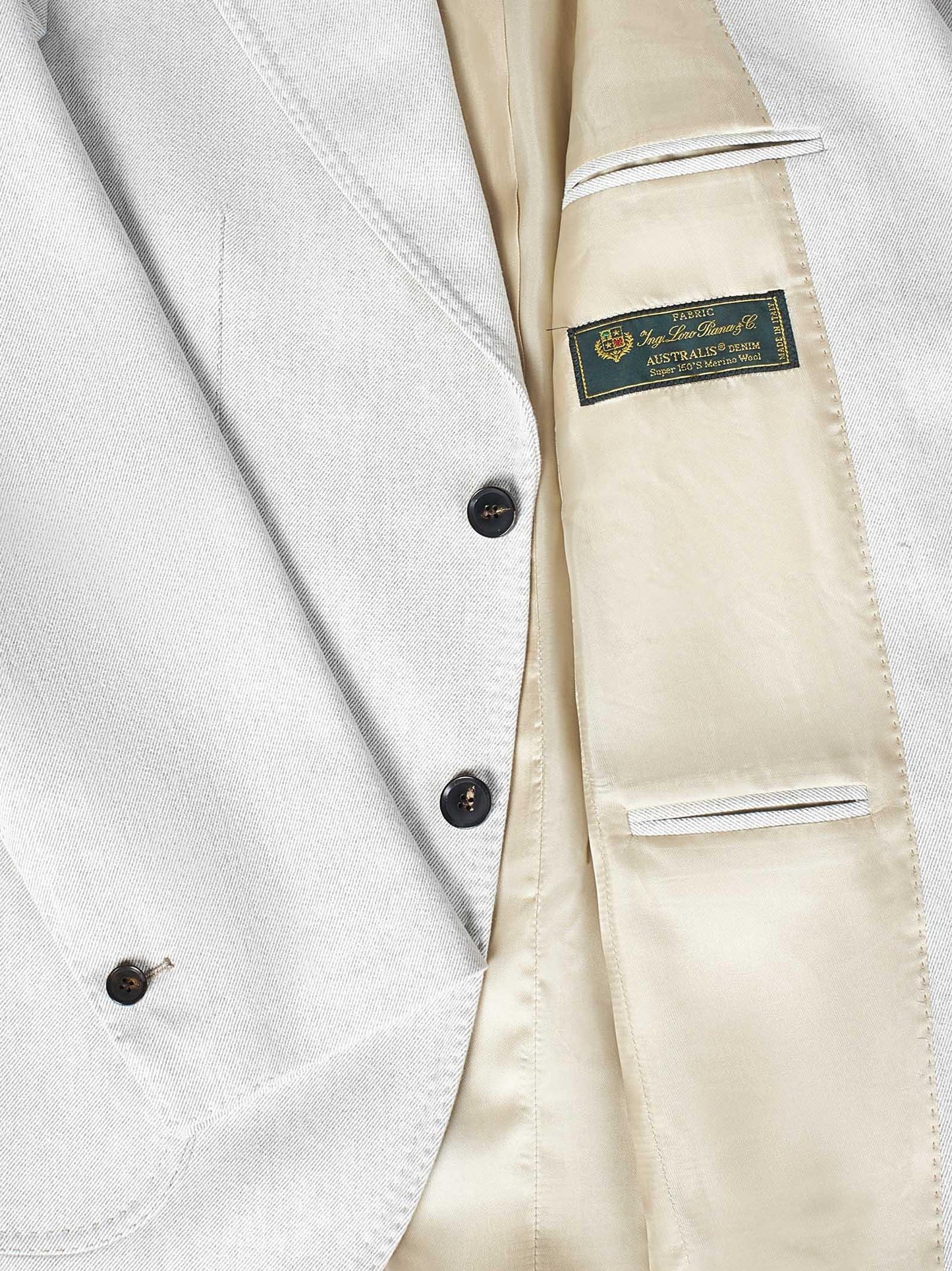 Giacca modello Stefano De Martino Franzese Napoli FMG105 CREAMBUFF Franzese Collection Pronta Sartoria