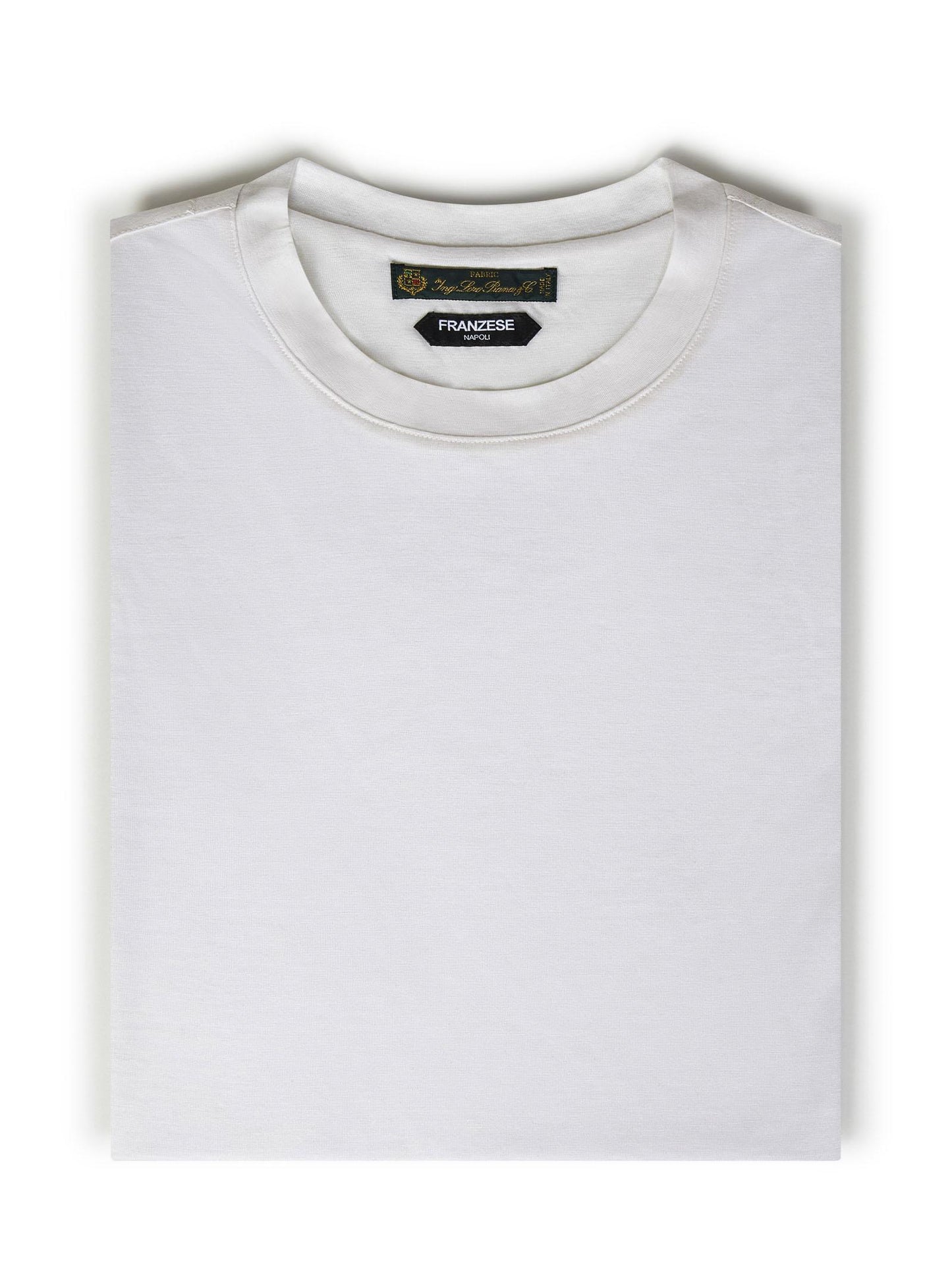 T-shirt modello Alain Delon Franzese Napoli FRTH94 BIANCO Franzese Collection Pronta Sartoria
