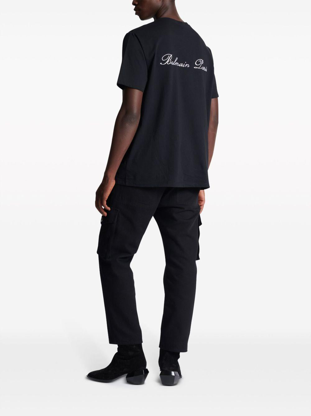 T-shirt Balmain iconica Balmain Paris DH1EG010BC68 EAB Balmain Paris