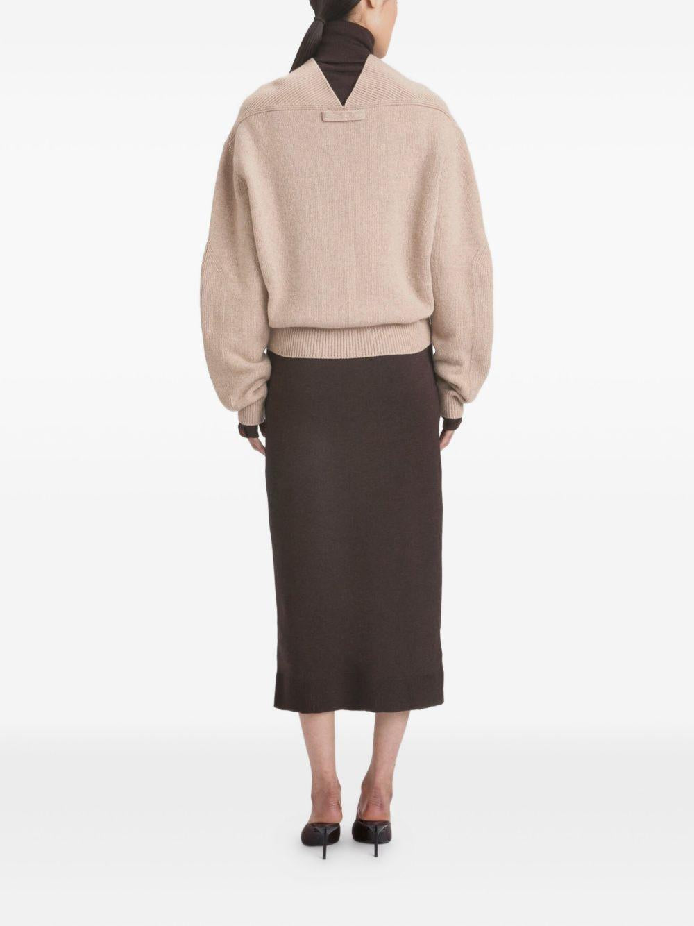 Maglia Victoria Beckham 1325KJU006421A SAND Victoria Beckham