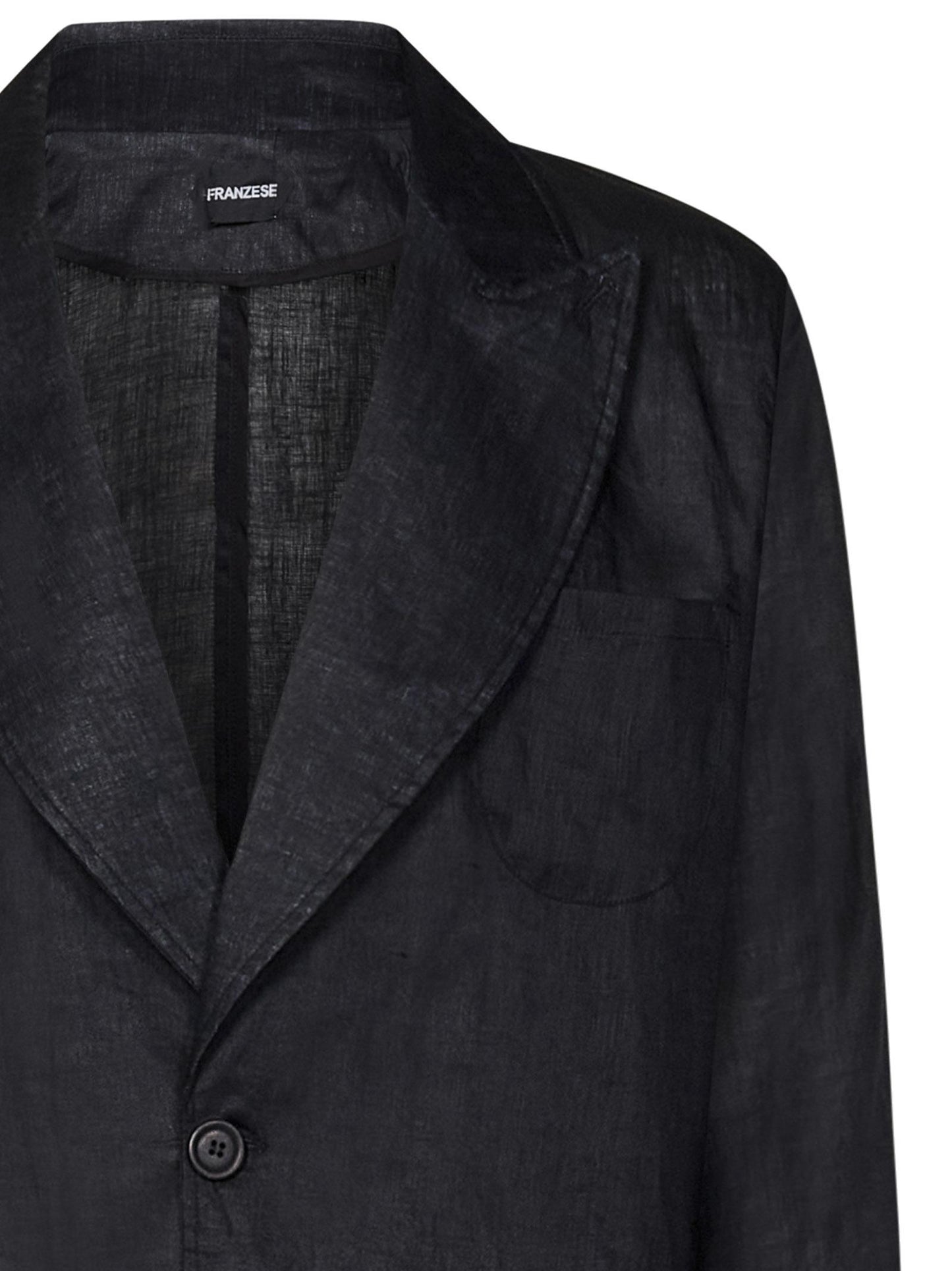 Giacca James Bond Franzese Napoli FRAGC13 NERO Franzese Collection Pronta Sartoria