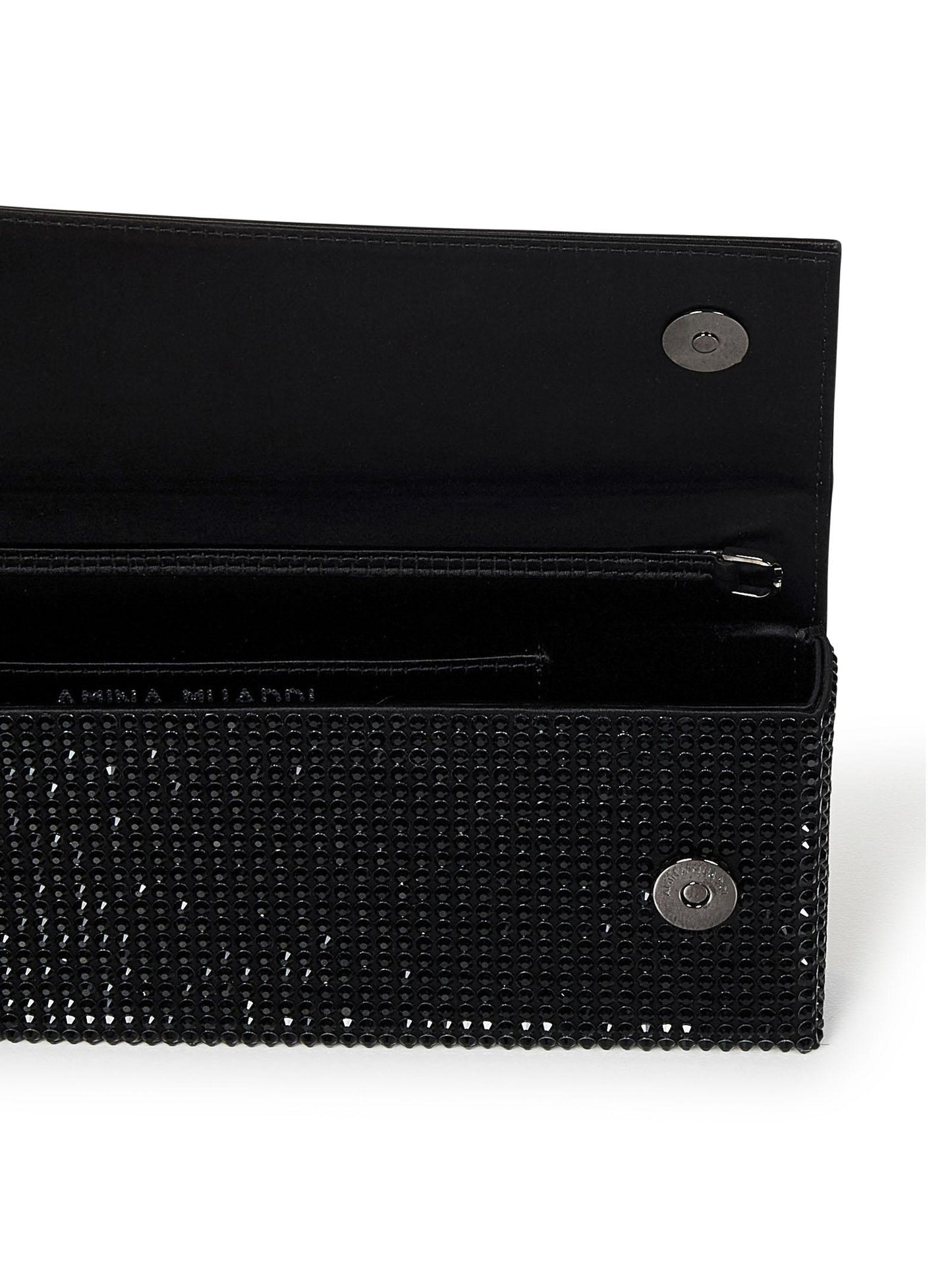 Clutch AMINI PALOMA Amina Muaddi<BR/> AMINIPALOMA BLACKJETBLACK Amina Muaddi