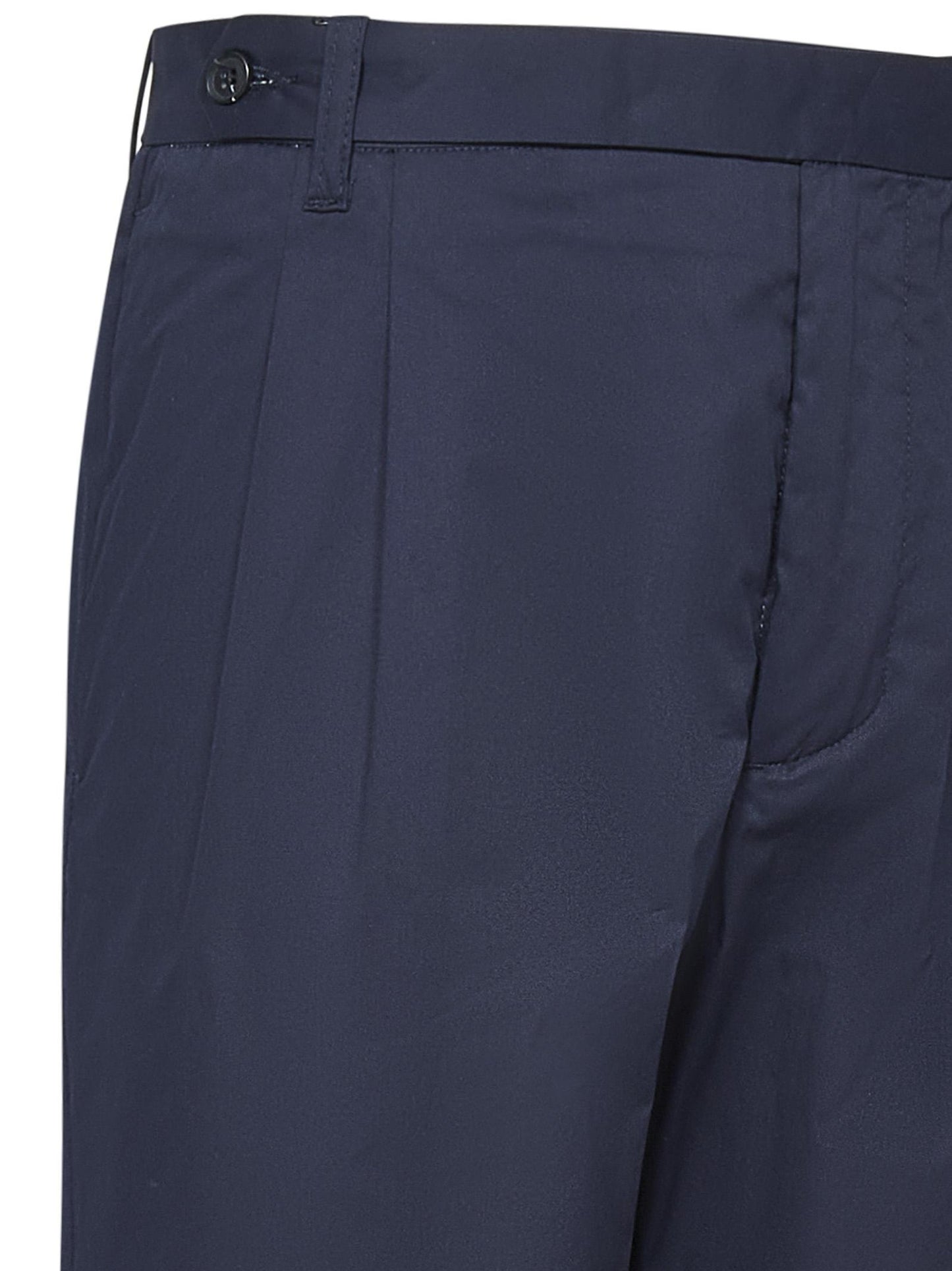 Pantaloni modello Brad Pitt Franzese Napoli AU1501Q BLU Franzese Collection Pronta Sartoria