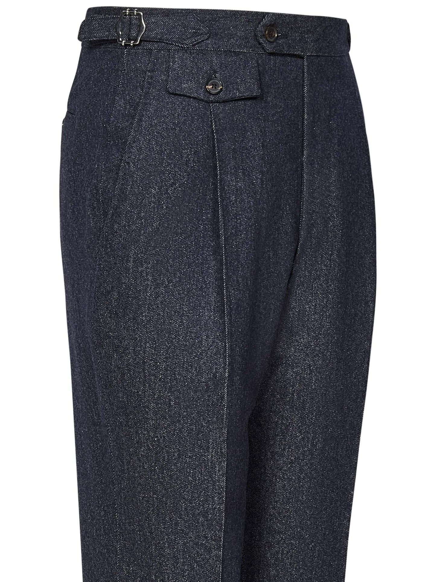 Pantaloni modello Stefano De Martino Franzese Napoli FMP445 BLUSCURO Franzese Collection Pronta Sartoria
