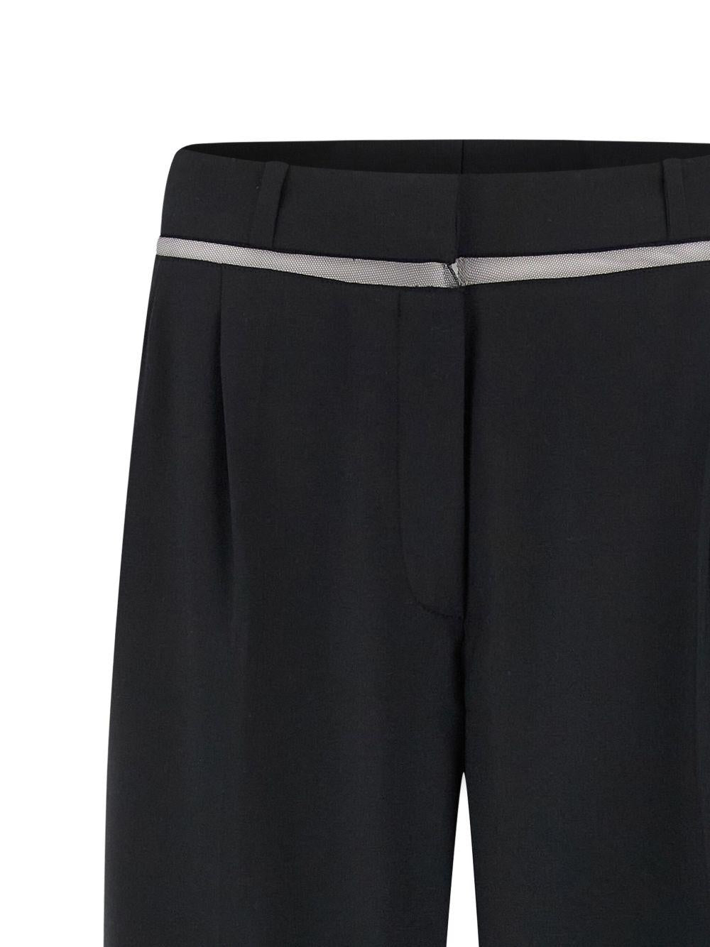 Pantaloni Anouk Nensi Dojaka NDSS25TRS065 BLACK Nensi Dojaka