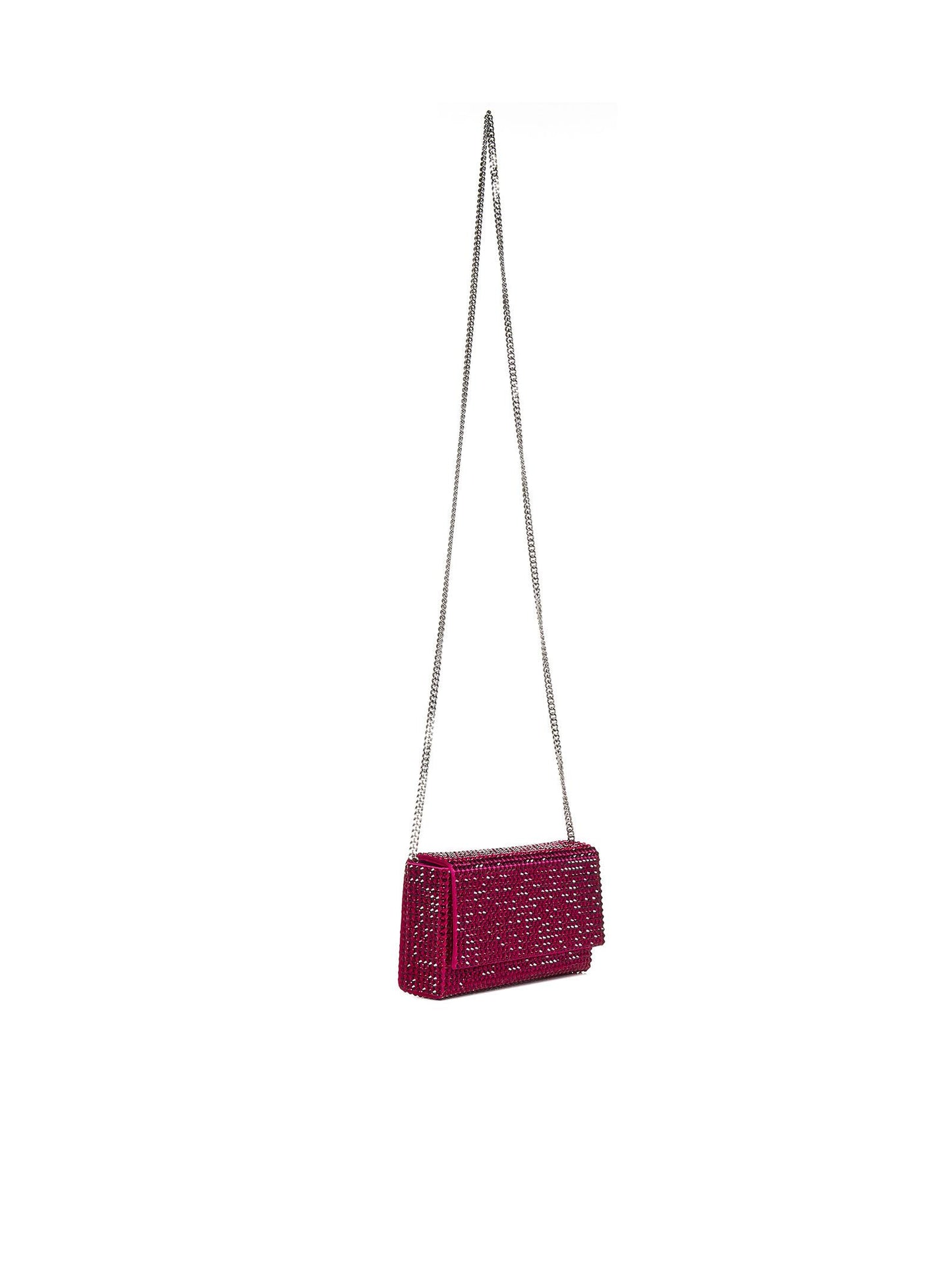 Clutch SUPER AMINI PALOMA Amina Muaddi<BR/> SUPERAMINIPALOMA RUBY Amina Muaddi