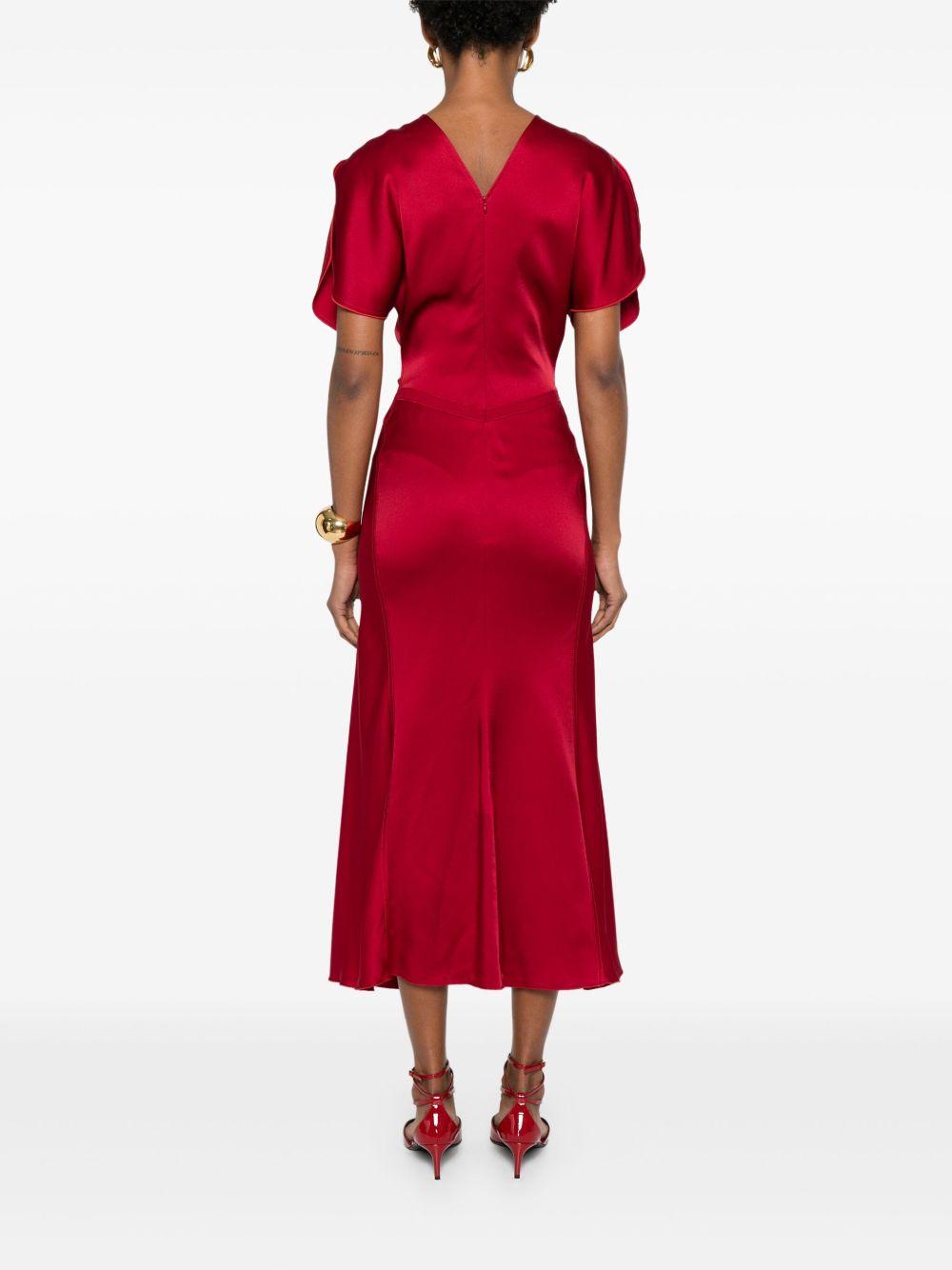 Abito Midi Bela Victoria Beckham 1325WDR005227D ROSE Victoria Beckham