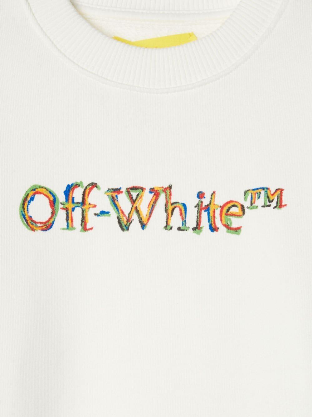 Felpa Off-White Kids OBBA001S24FLE004 0184 Off-White Kids