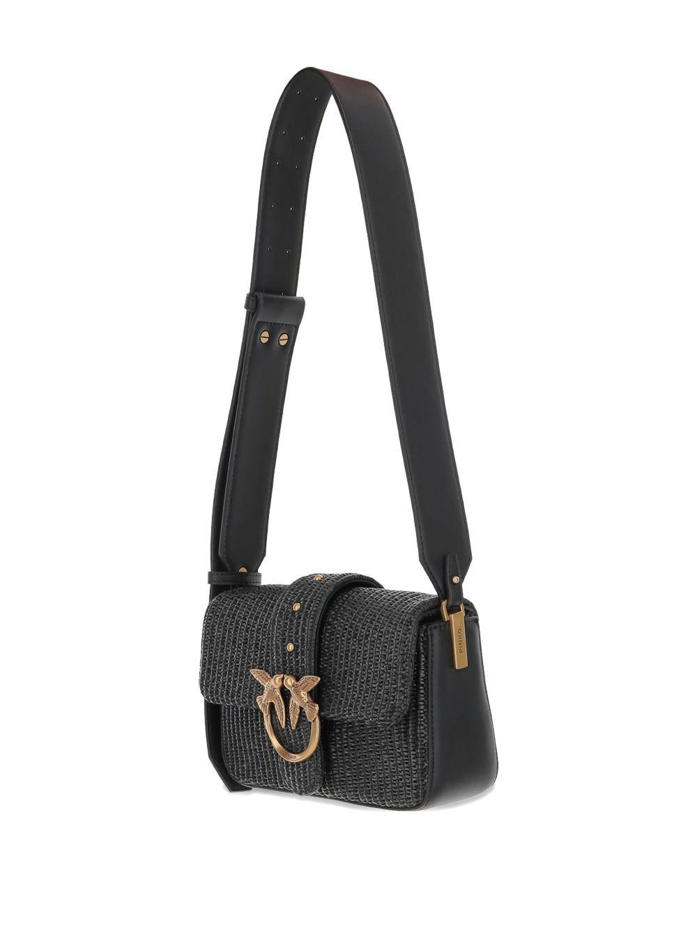 Borsa a spalla piccola Mini Love Bag Slouchy Pinko 104340A2CF Z99Q Pinko
