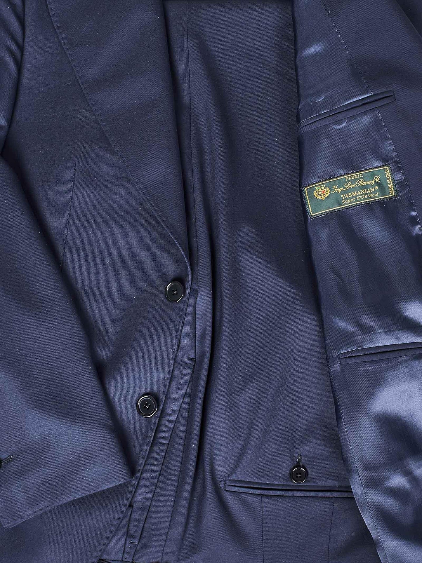 Abito modello Stefano De Martino Franzese Napoli FM1259 BLU Franzese Collection Pronta Sartoria