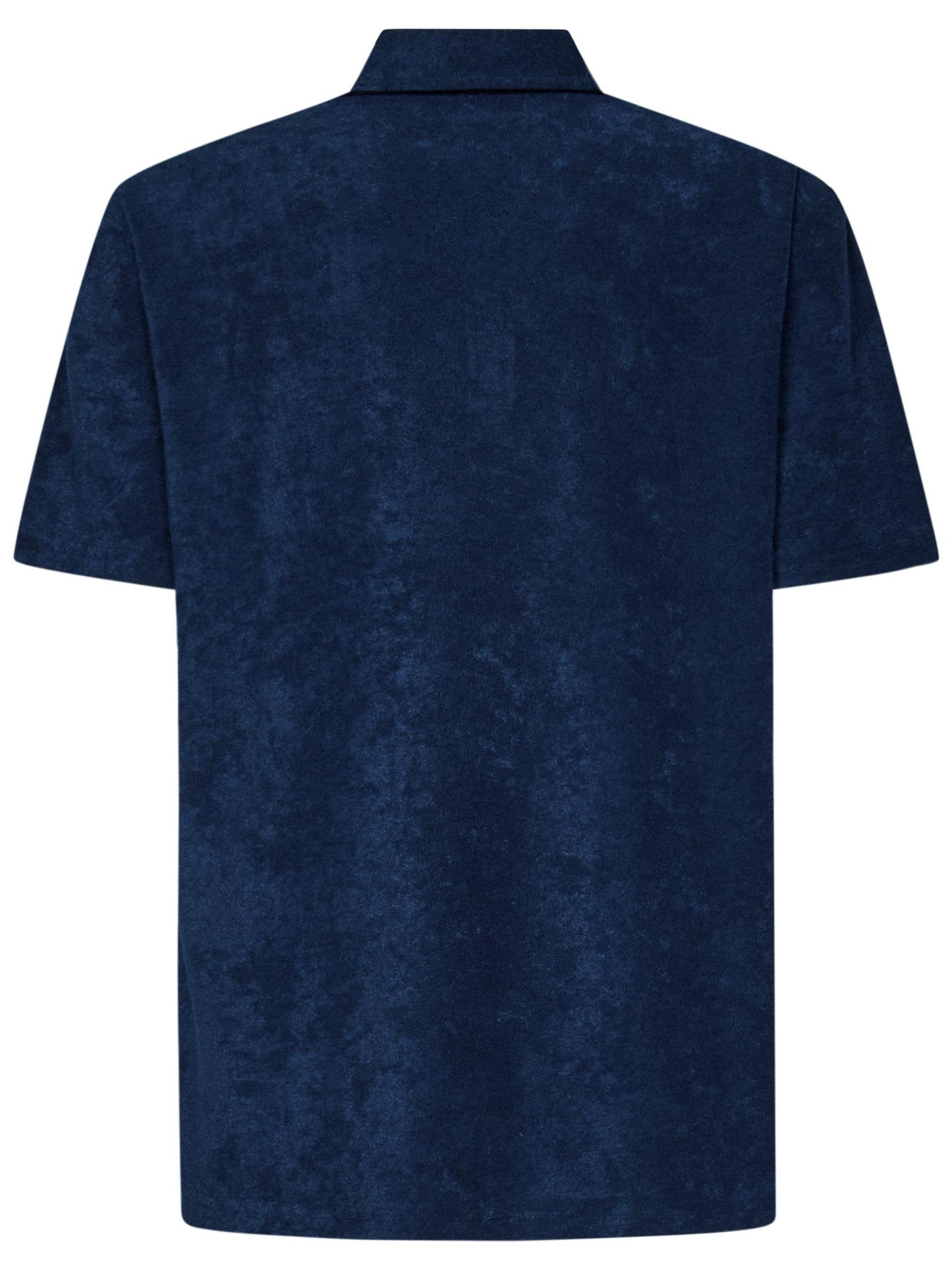 Polo Brad Pitt Franzese Napoli<BR/> FRAPL14 BLU Franzese Collection Pronta Sartoria
