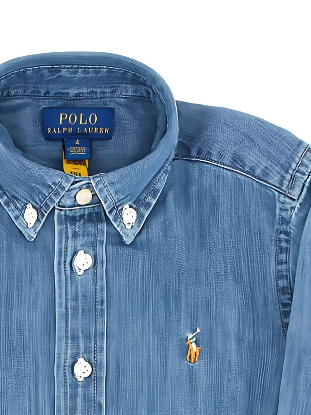 Camicia Polo Ralph Lauren Kids 713843 001 Polo Ralph Lauren kids