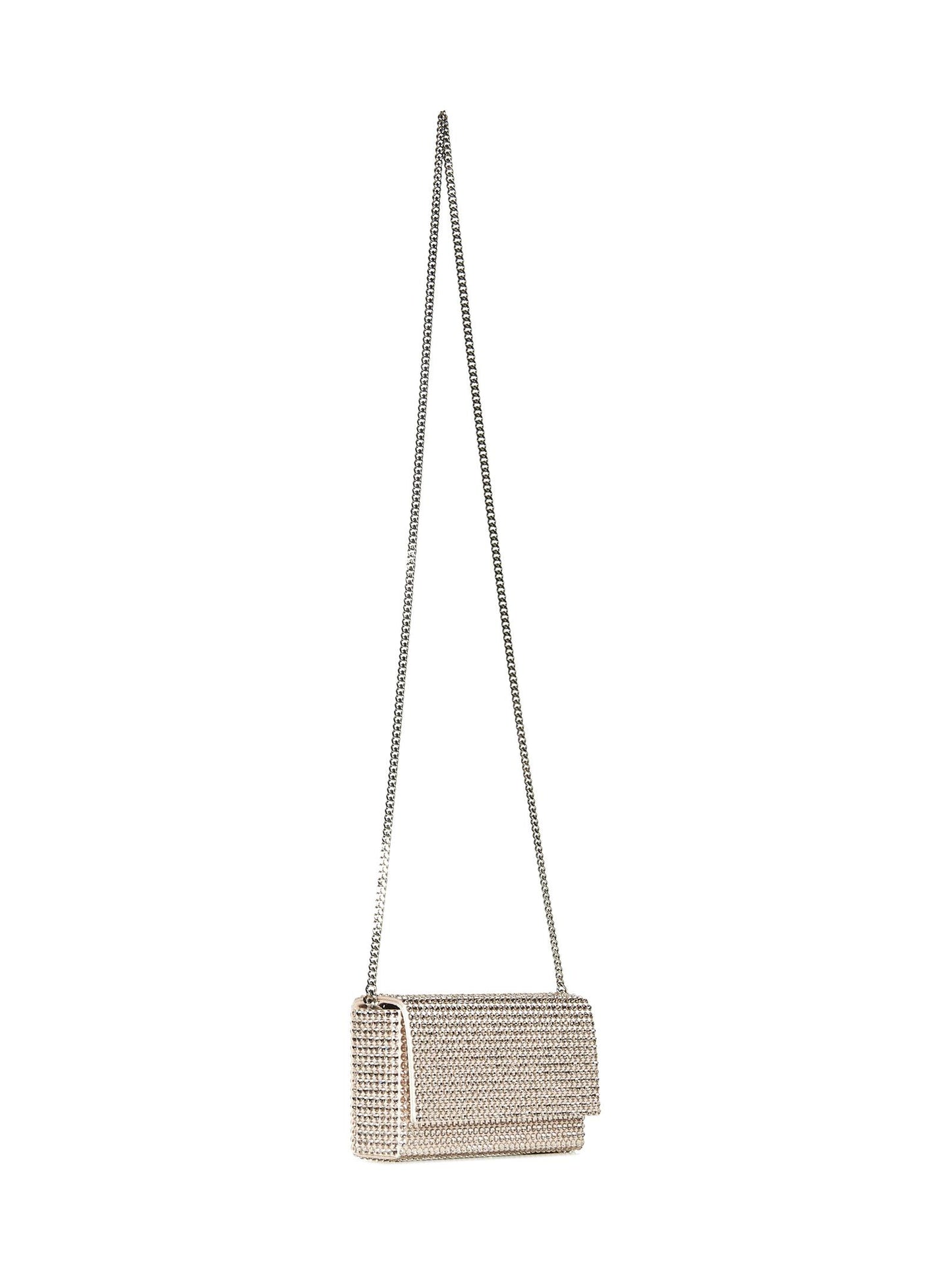 Clucth Paloma Mini Amina Muaddi PALOMAMINI CHAMPAGNE Amina Muaddi