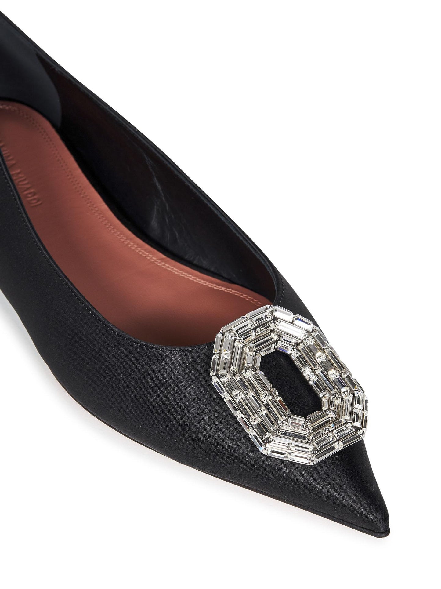 Ballerine Camelia Flat Amina Muaddi CAMELIAFLAT BLACK Amina Muaddi