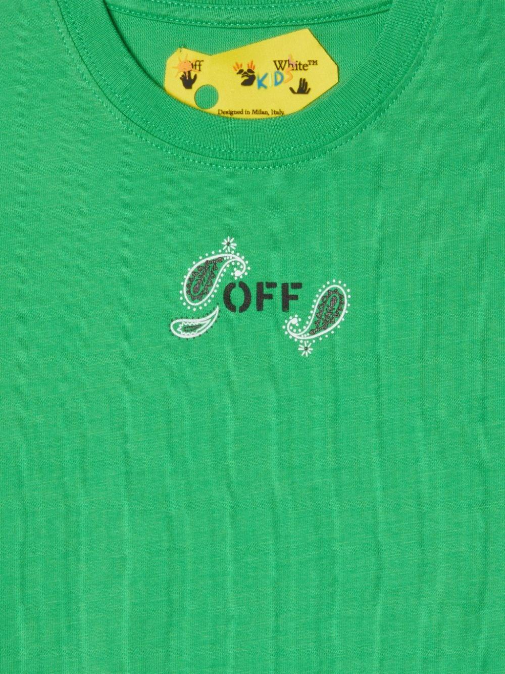 T-shirt Off-White Kids OBAA002S24JER008 5510 Off-White Kids