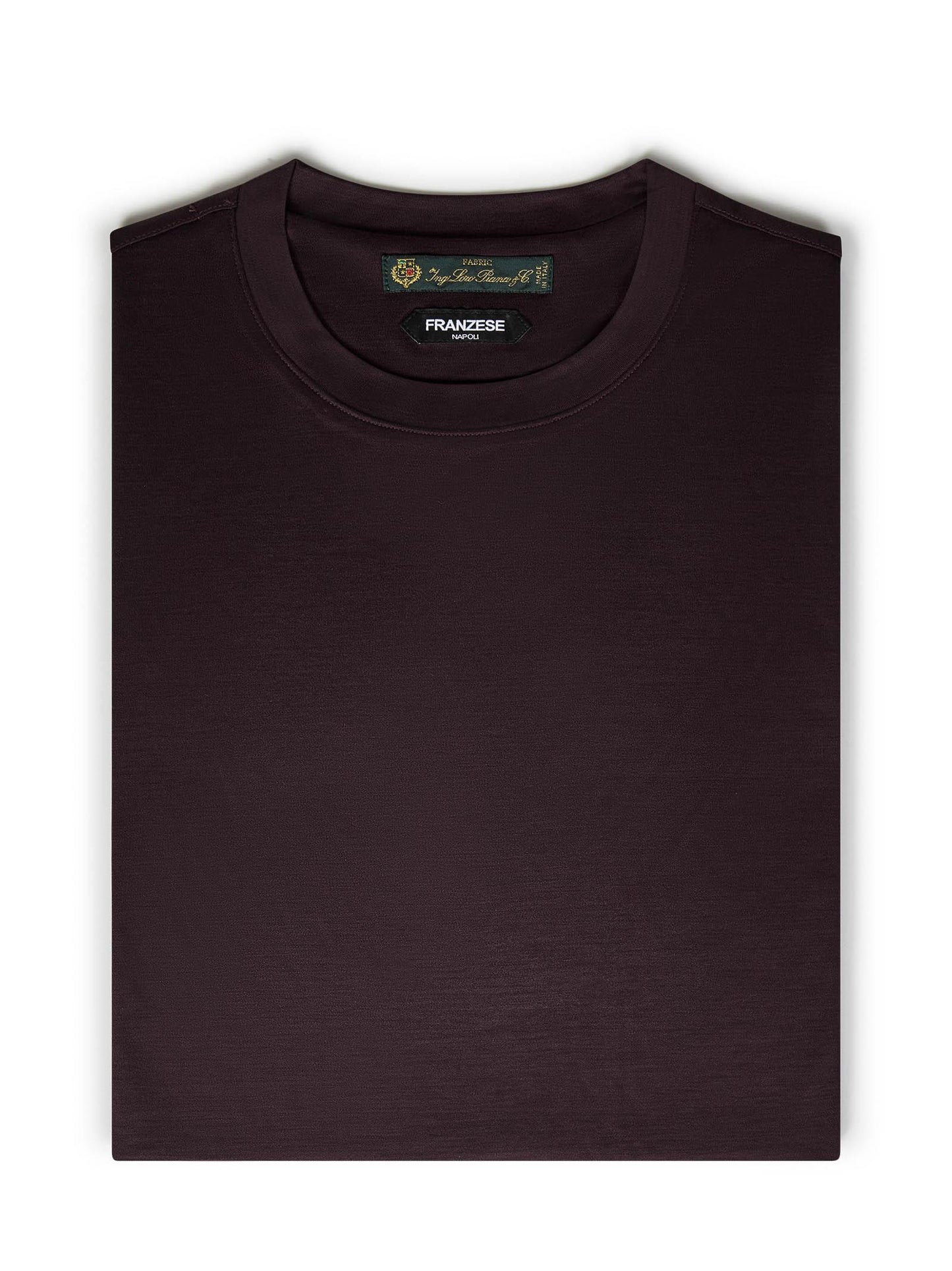 T-shirt modello Capital Franzese Napoli MF0202 BORDEAUX Franzese Collection Pronta Sartoria