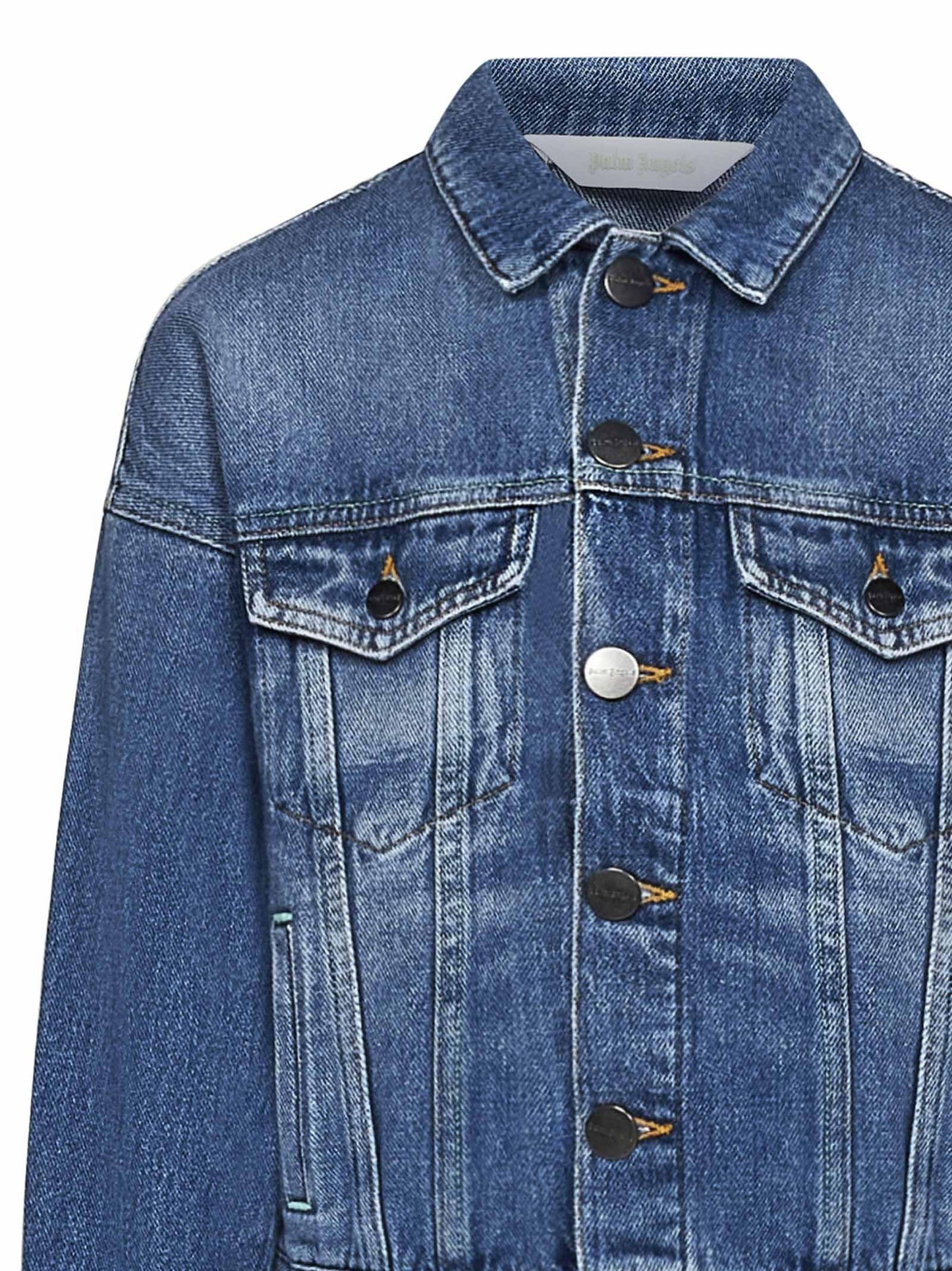 Giubbino Palm Angels PBYE001S24DEN002 4551 Palm Angels Kids