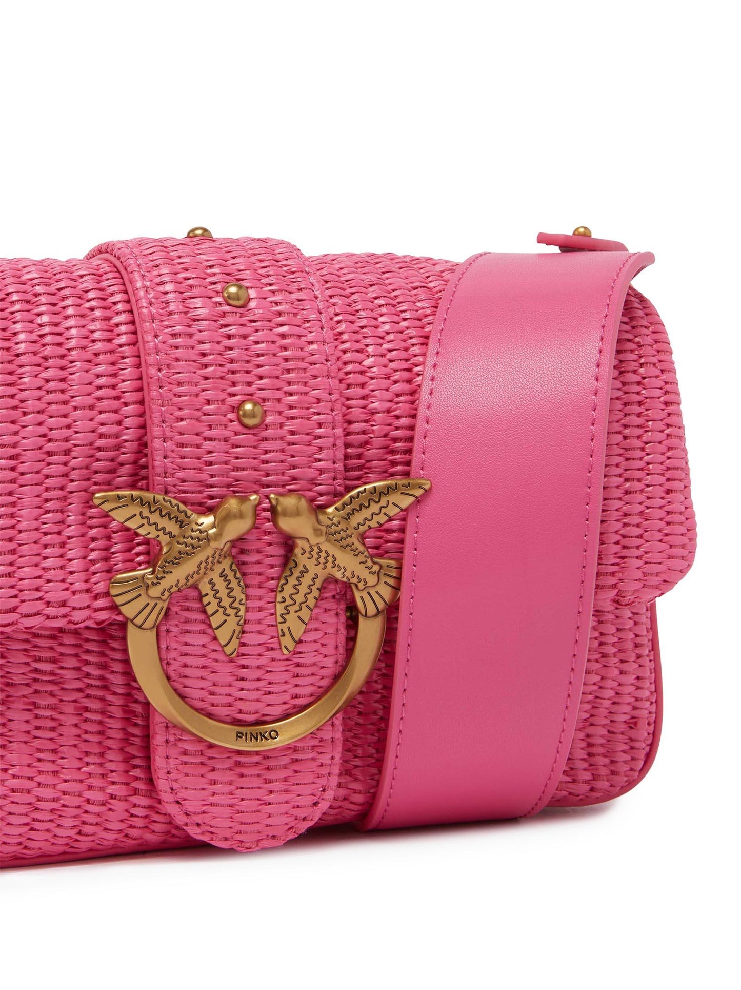 Borsa a spalla piccola Mini Love Bag Slouchy Pinko 104340A2CF N17Q Pinko