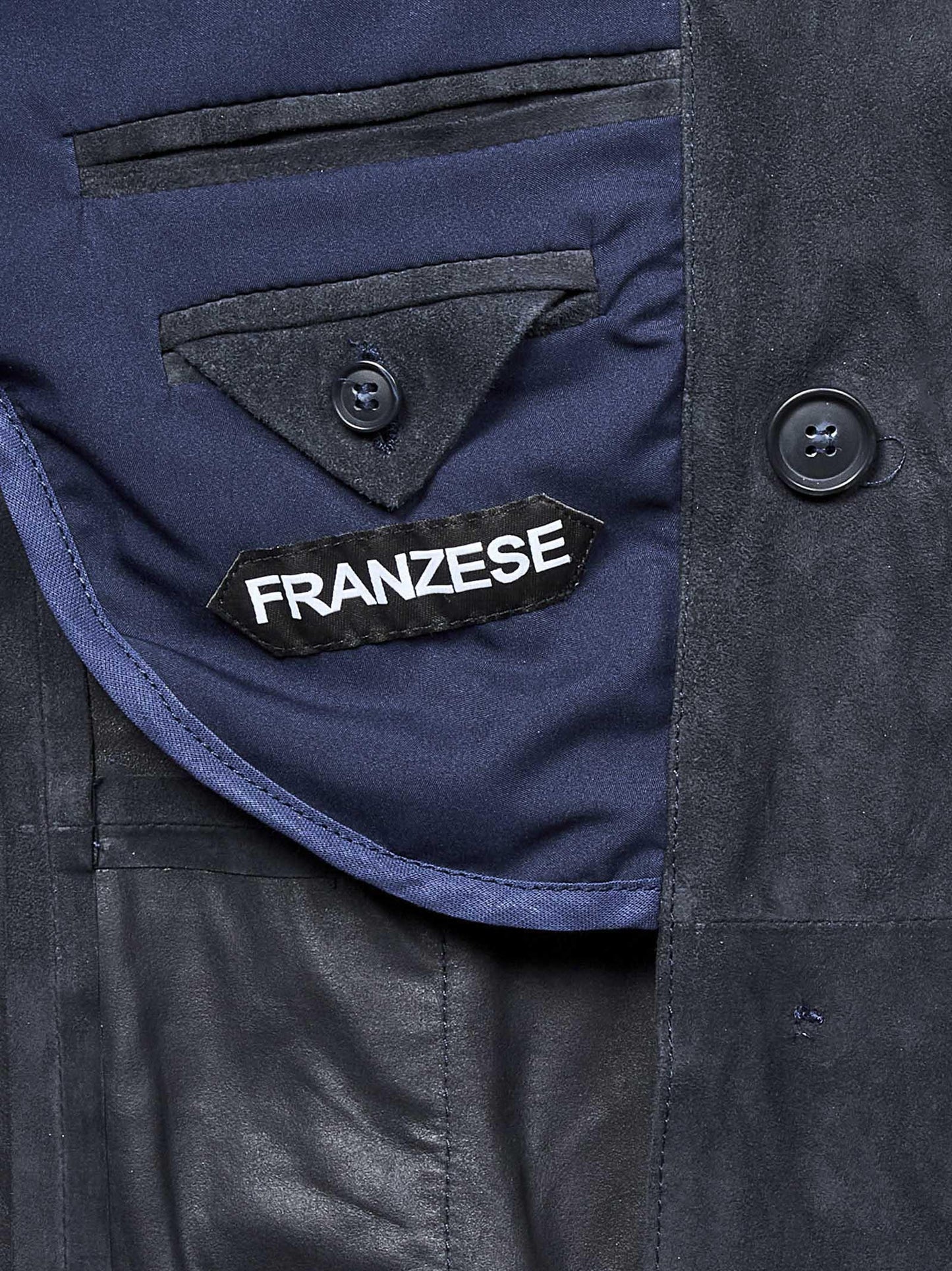 Giacca modello Stefano de Martino Franzese Napoli DF886CMA DEEPBLU Franzese Collection Pronta Sartoria
