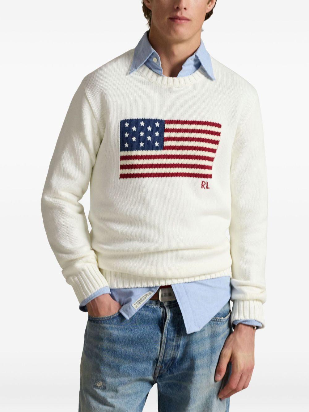 Maglia L'iconica maglia con bandiera Polo Ralph Lauren 710718281 009 Polo Ralph Lauren
