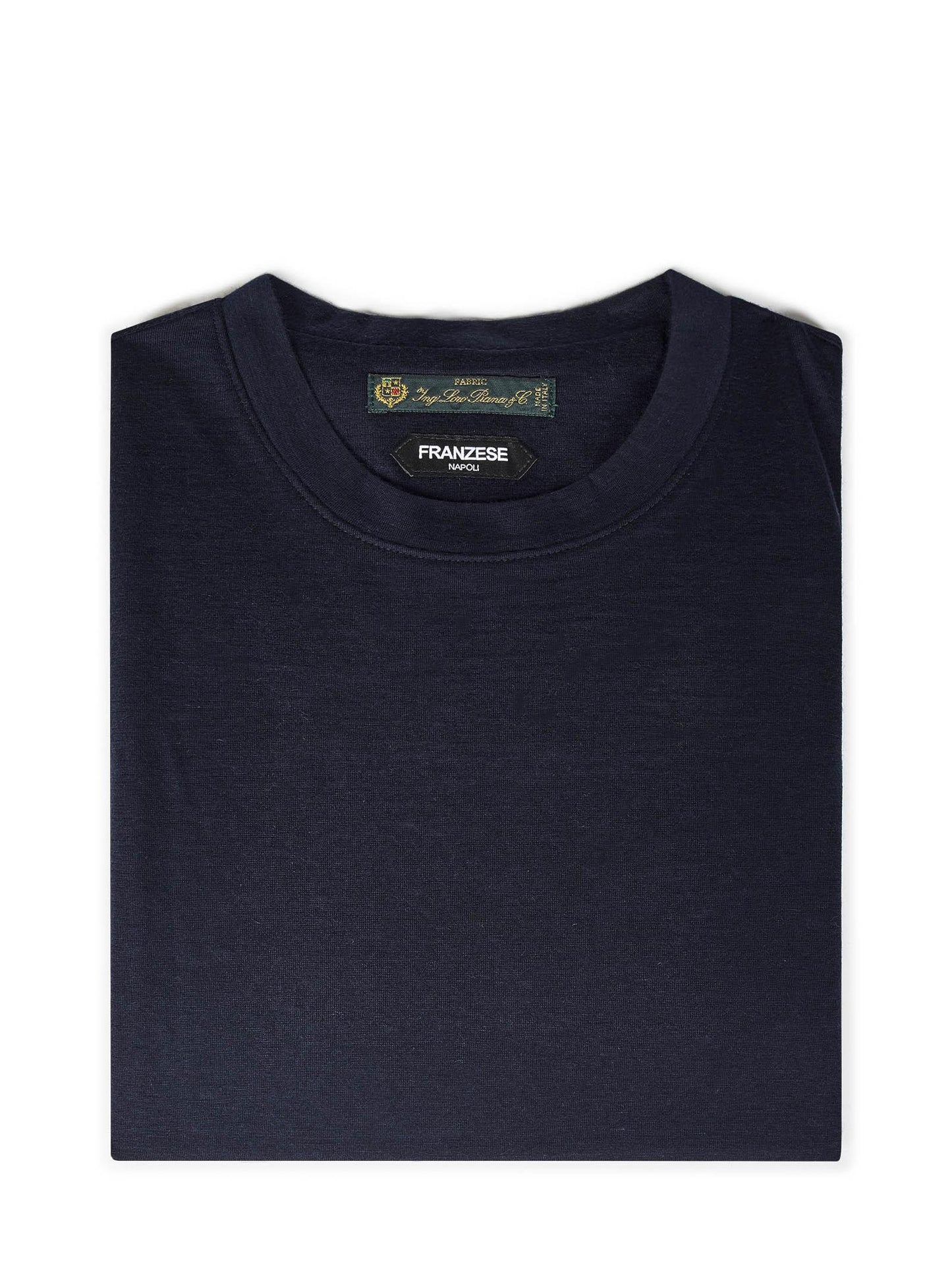 T-shirt modello Alain Delon Franzese Napoli FRTH94 BLU Franzese Collection Pronta Sartoria