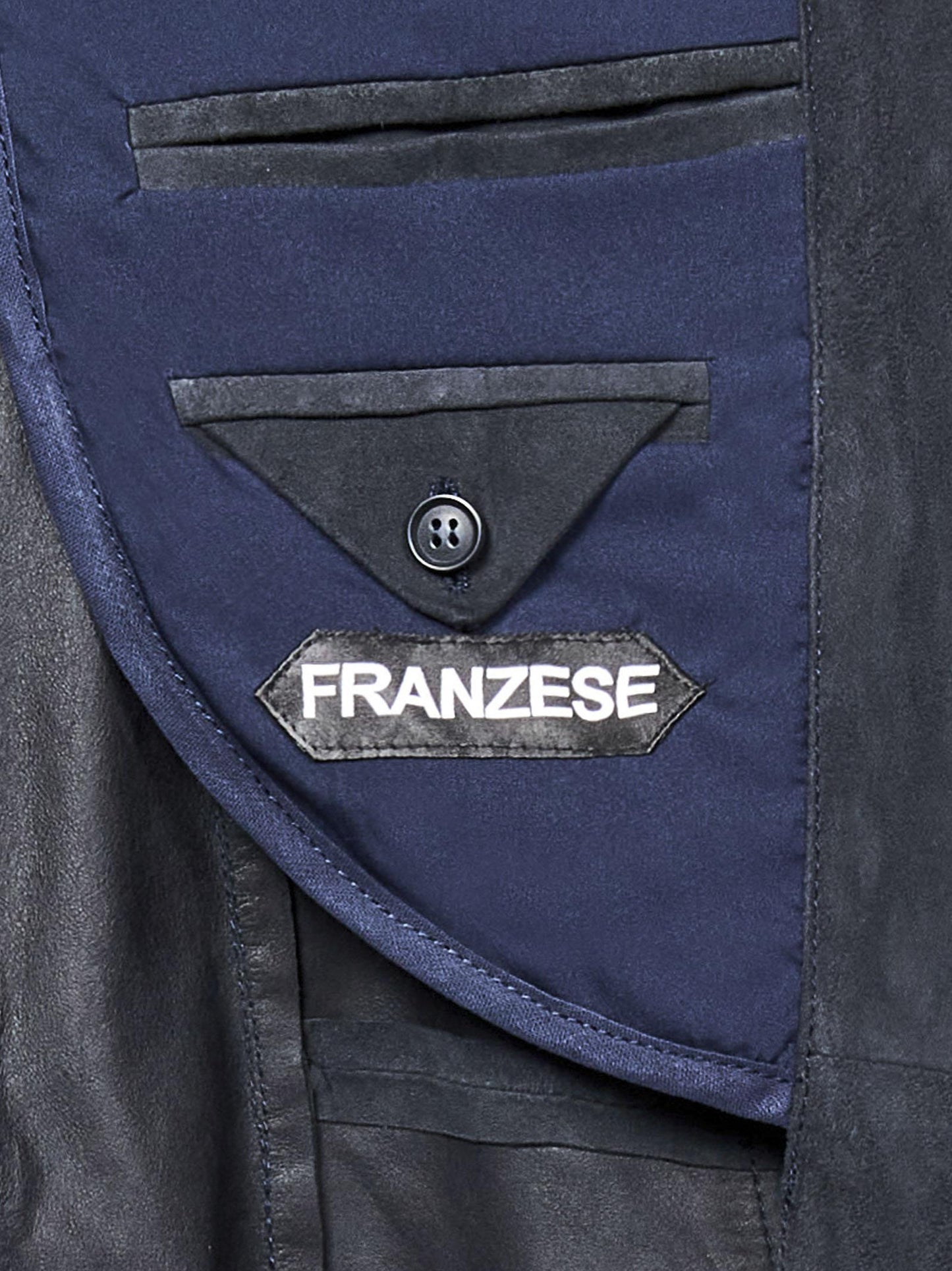 Giacca modello Donald Trump Franzese Napoli FR04CMA BLU Franzese Collection Pronta Sartoria