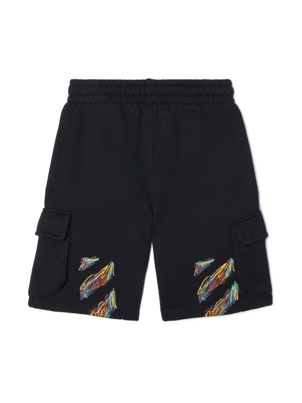 Shorts Off-White Kids OBCI005S24FLE001 1084 Off-White Kids