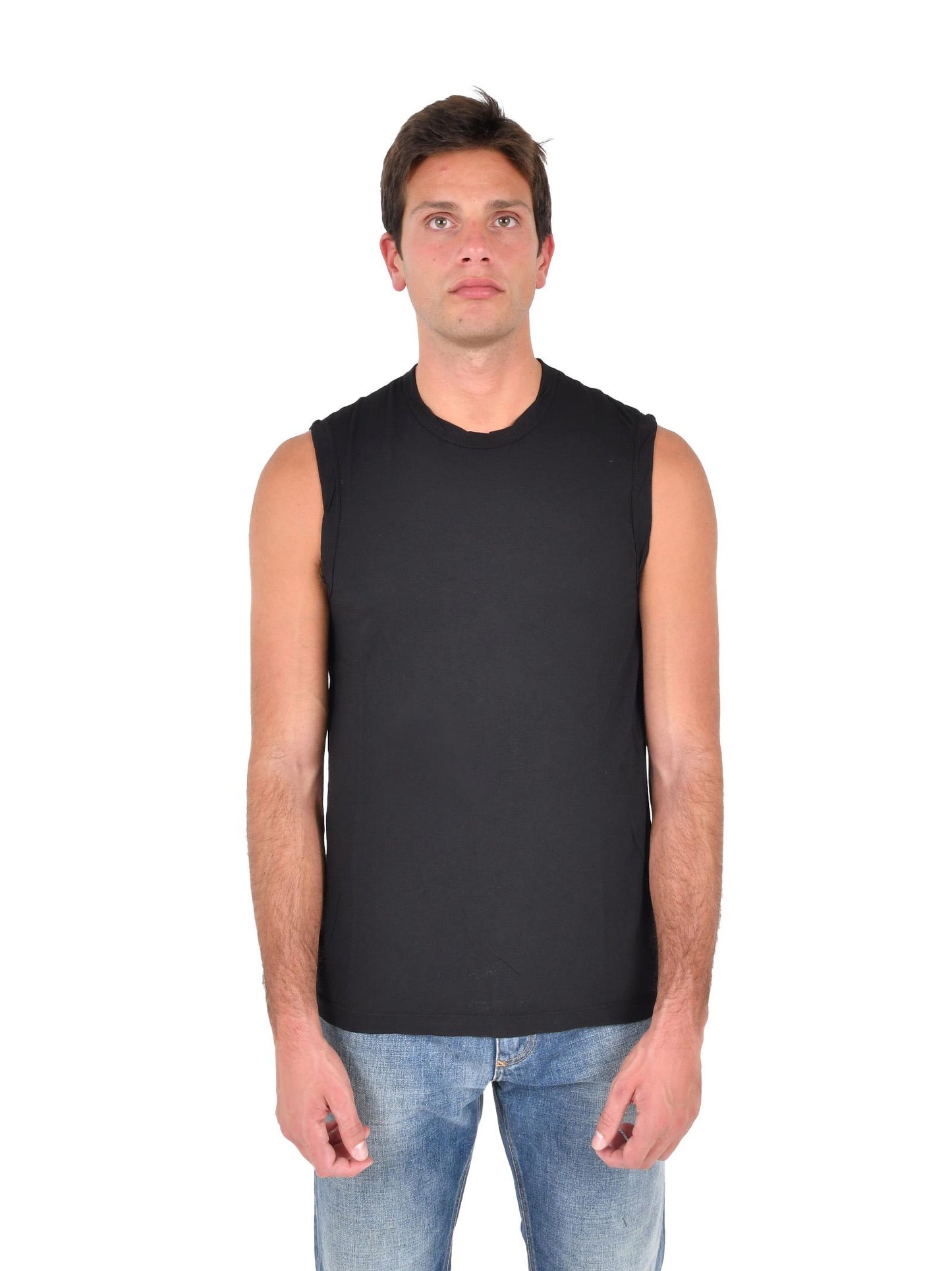 Top LA Muscle James Perse MKJ3632 BLK James Perse