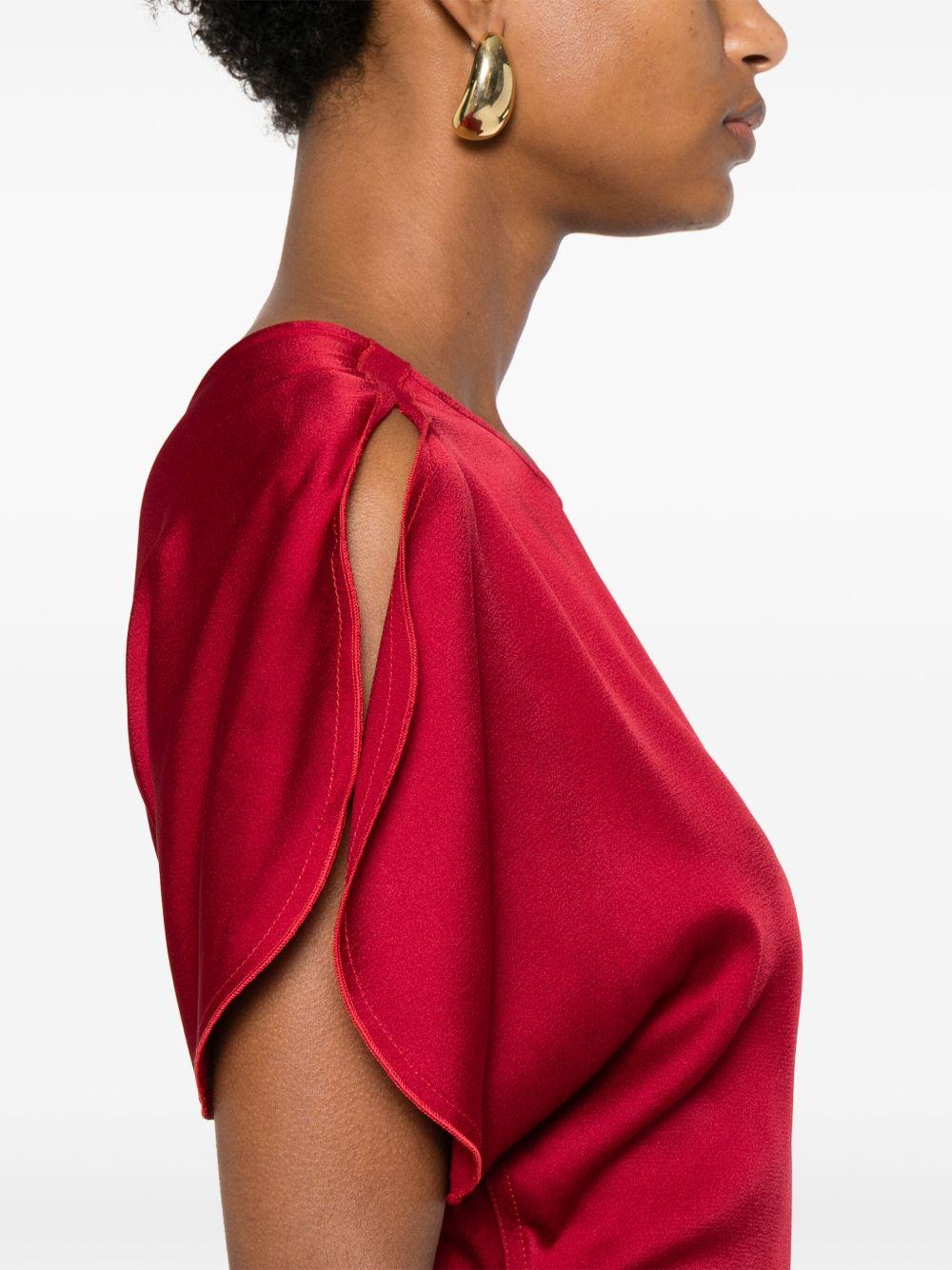Abito Midi Bela Victoria Beckham 1325WDR005227D ROSE Victoria Beckham