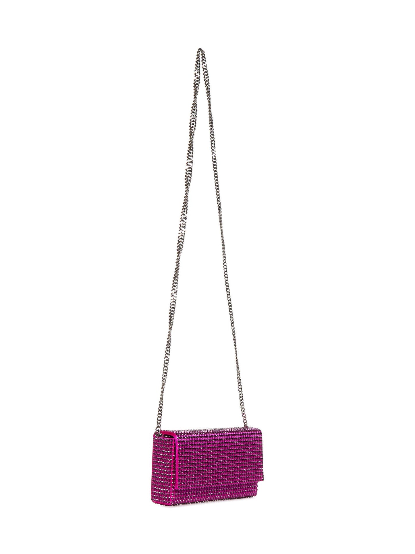Clutch SUPERAMINI PALOMA Amina Muaddi<BR/> SUPERAMINIPALOMA FUXIA Amina Muaddi