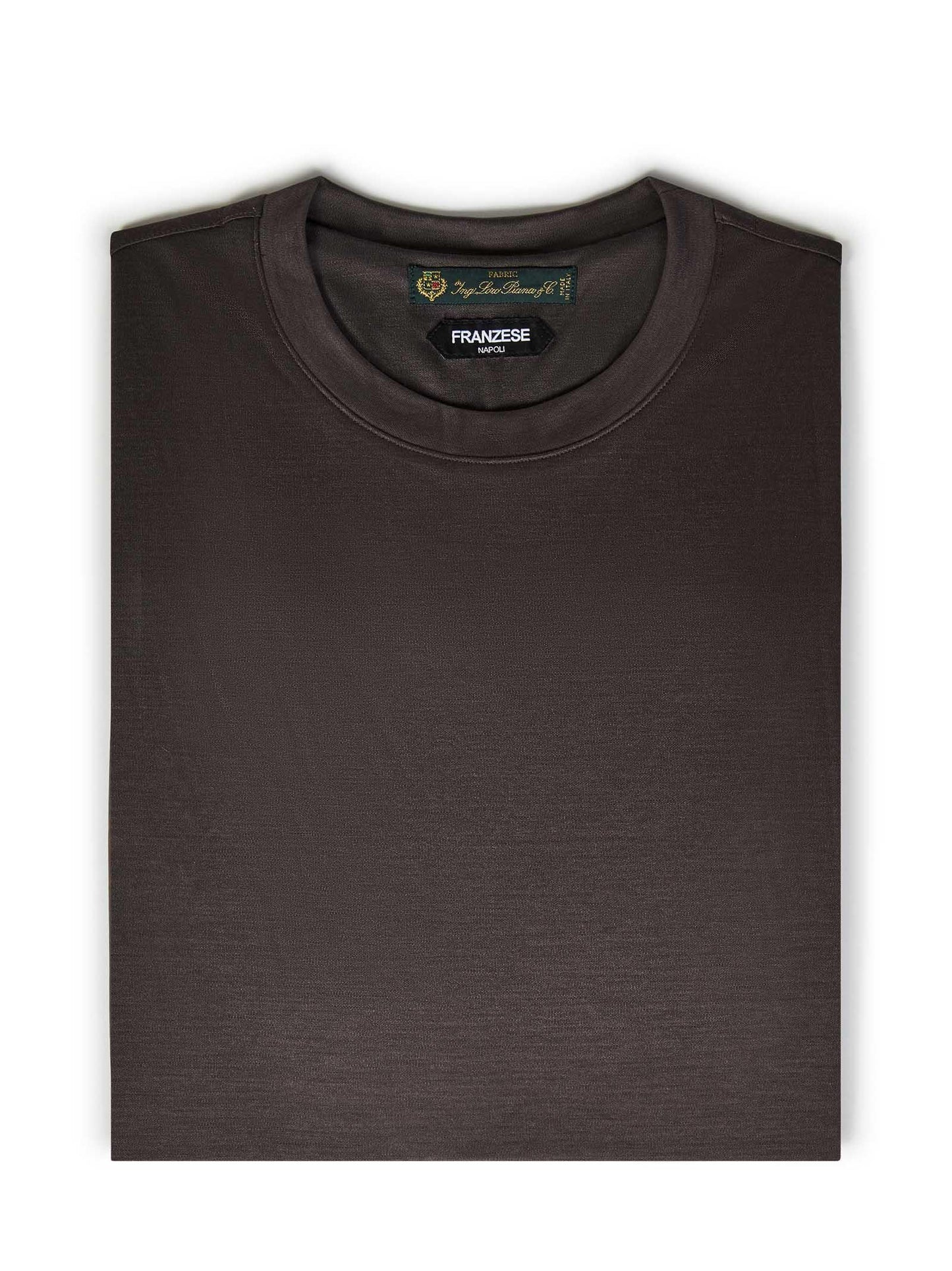 T-shirt modello Capital Franzese Napoli MF0202 MARRONE Franzese Collection Pronta Sartoria
