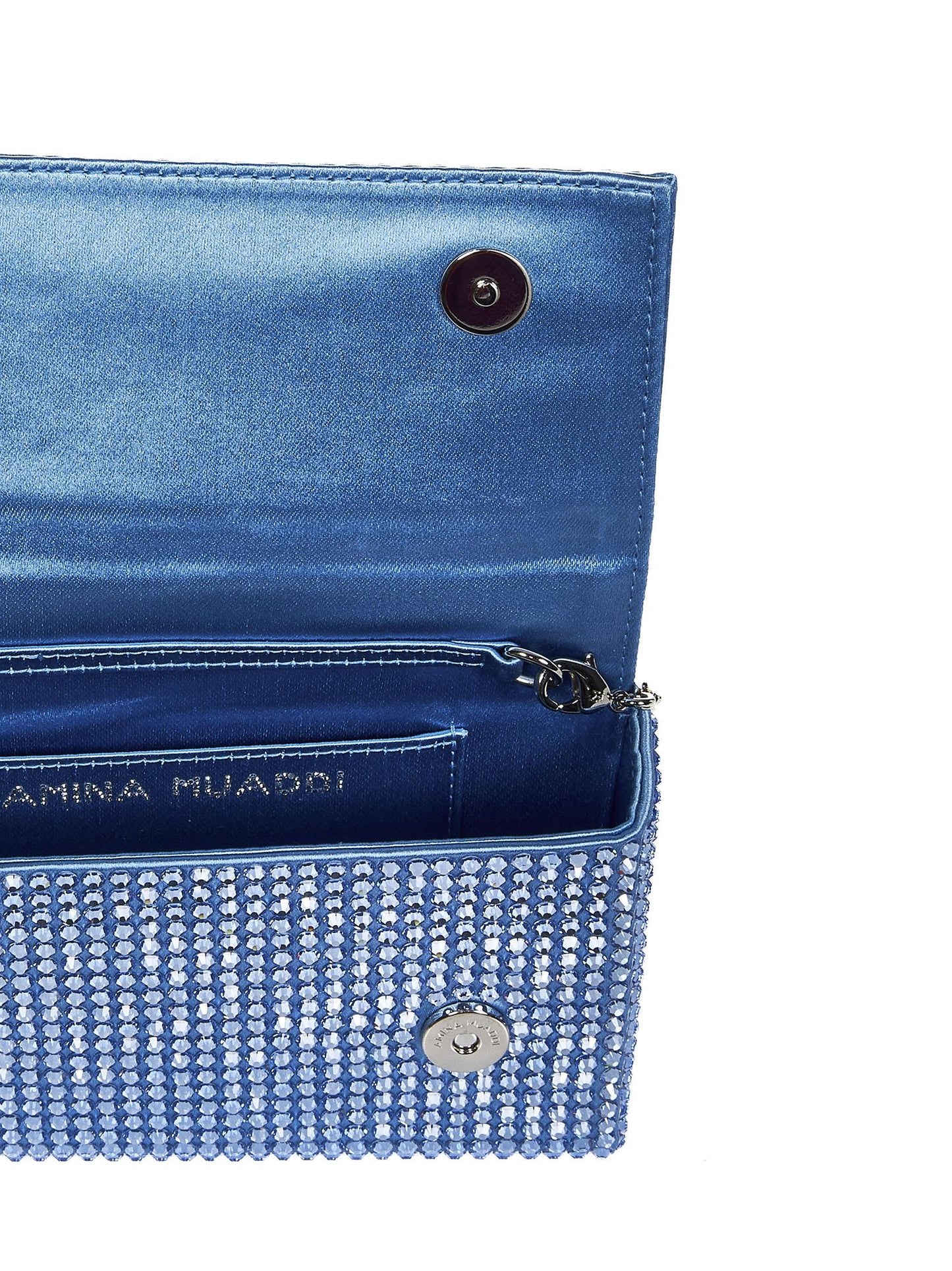 Clutch SUPER AMINI PALOMA Amina Muaddi SUPERAMINIPALOMA BLUE Amina Muaddi