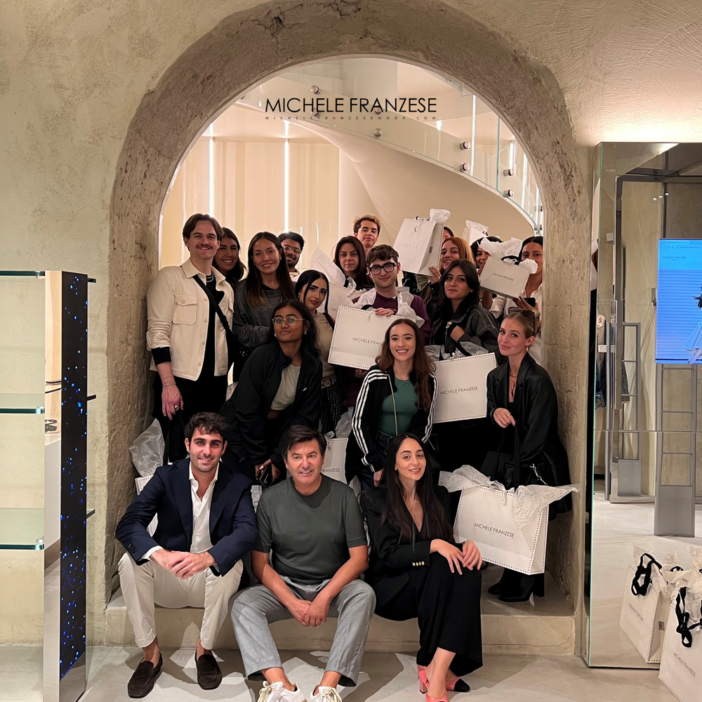 A day from Michele Franzese Moda with the students of Milan Fashion Institute