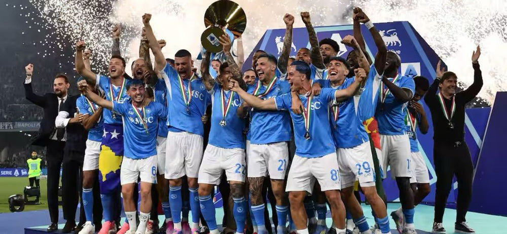 Logo in legno Napoli Campione d'Italia 2024/2025, Scudetto Logo in legno Napoli Campione d'Italia 2024/2025, Scudetto