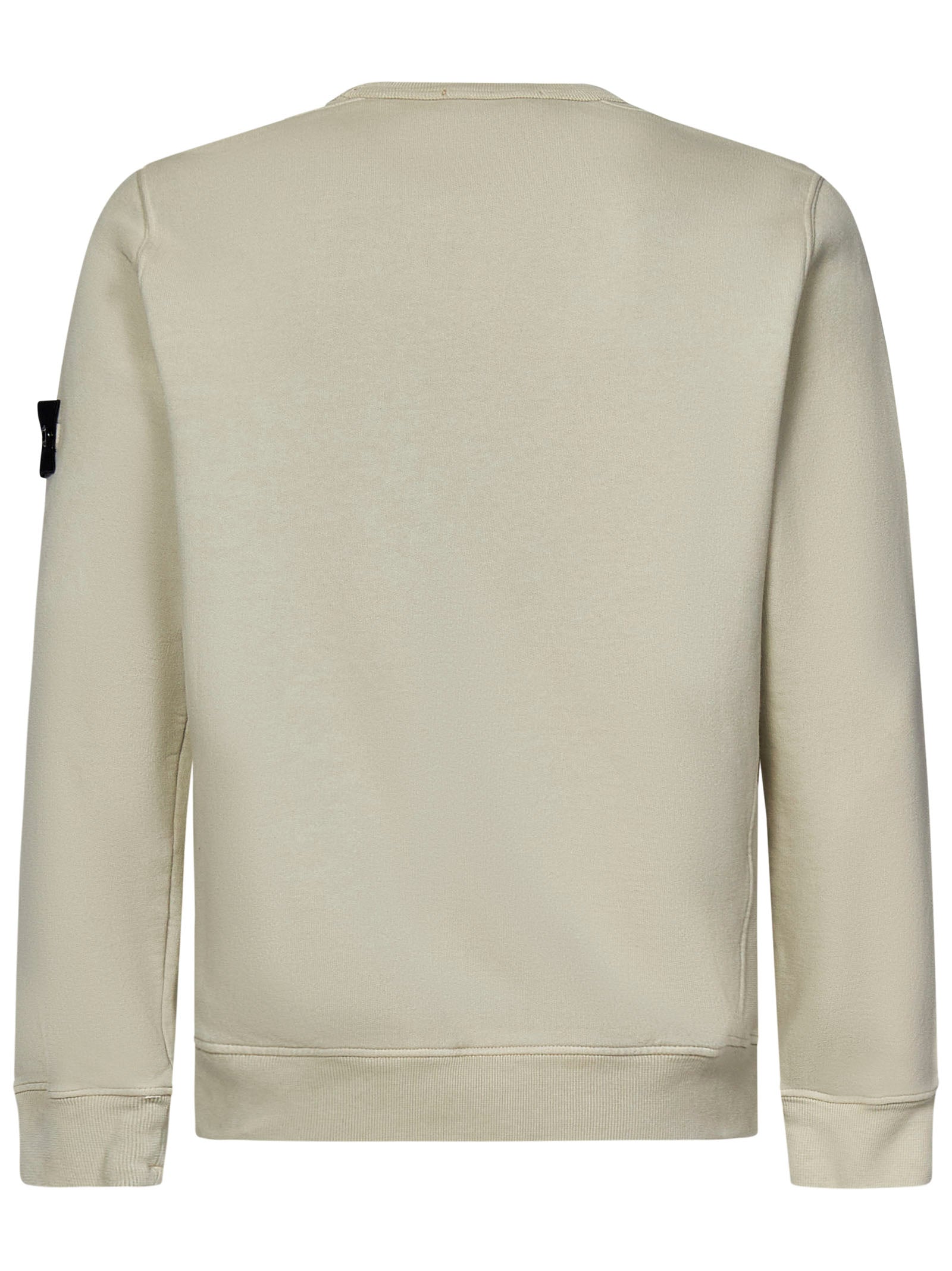 Beige stone island sweatshirt hotsell